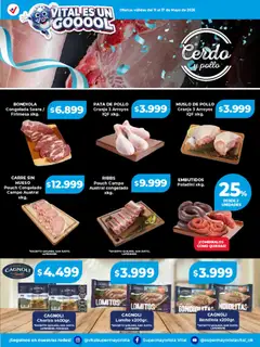Vista previa Vital Ofertas Especial de frescos  válido desde el 11.05.2026 | Página: 3 | Productos: Pollo, Chorizo, Cerdo