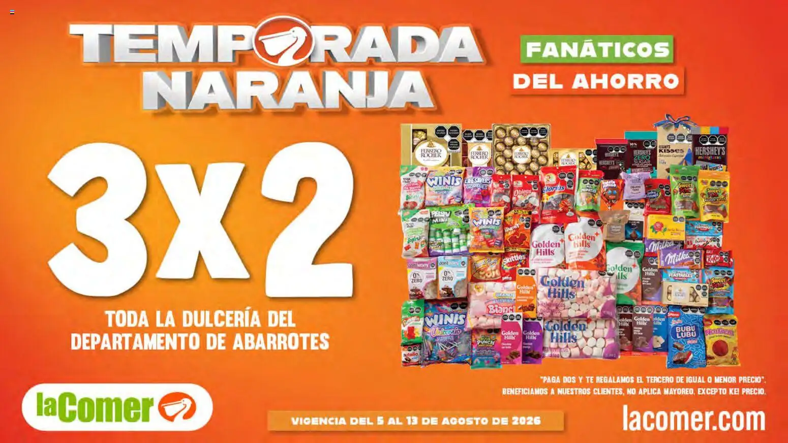 Nuevas ofertas de La Comer válidas en toda la República Mexicana desde el 05/08/2026. ¡Encuentra las mejores ofertas en La Comer folleto! | Página: 1