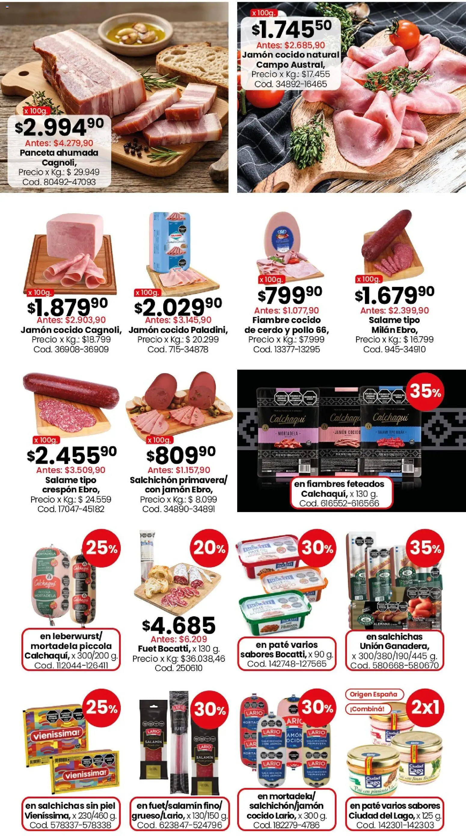 Coto - Ofertas │ válido desde el 24/08/2026 | Página: 9 | Productos: Pollo, Panceta, Paté, Salame