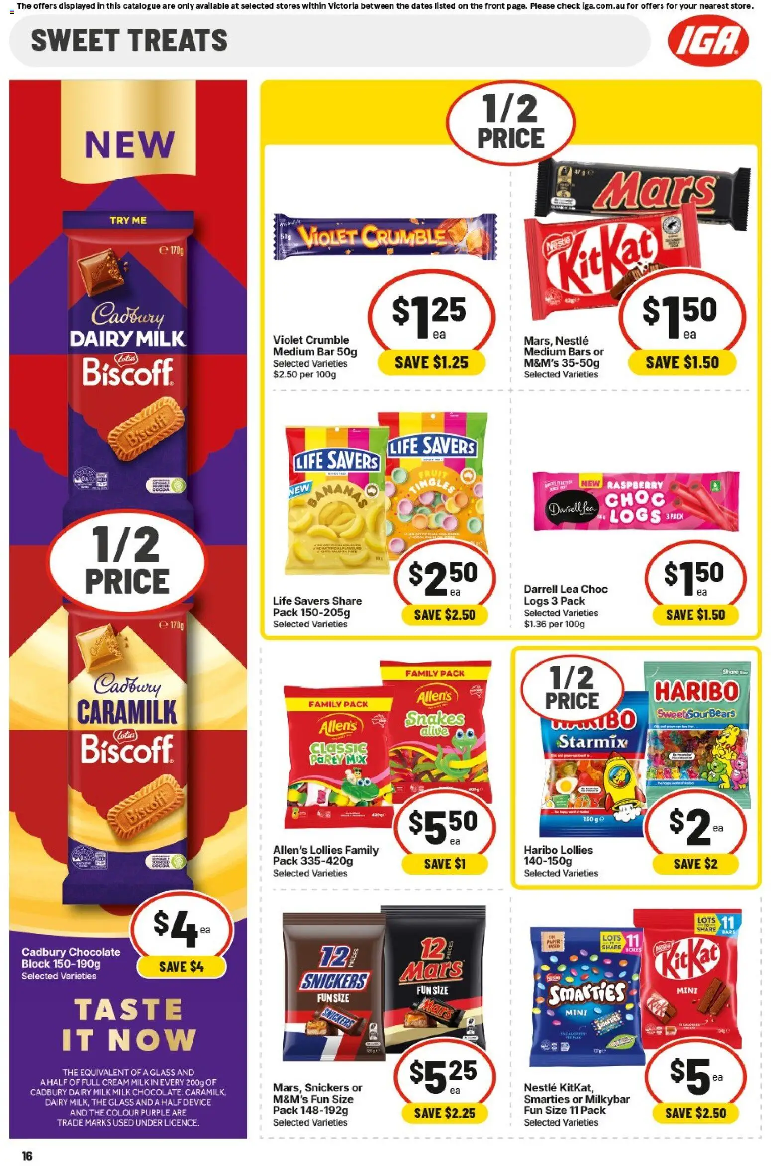 IGA catalogue - valid from 20.05.2026 | Page: 16 | Products: Cocoa, Milk, Cream, Raspberry