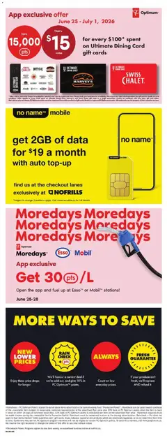 Preview of No Frills weekly flyer / circulaire from shop No Frills valid from Jun 25, 2026 | Page: 18 | Products: PC
