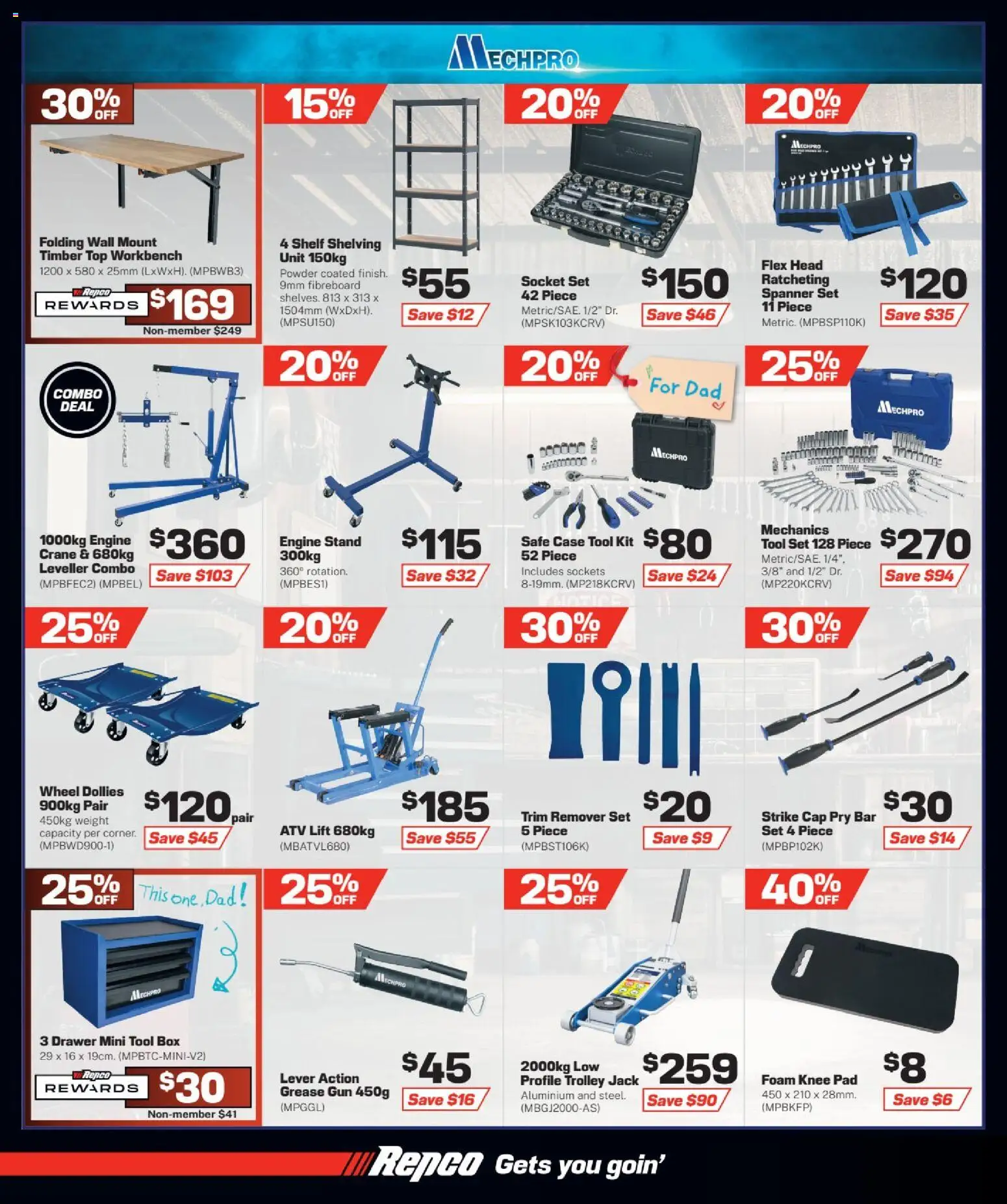 Repco catalogue - valid from 05/08/2026 | Page: 12 | Products: Shelf, Socket, Powder, Cap