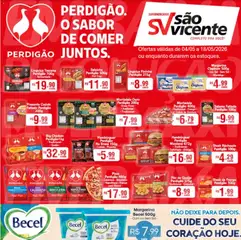 Supermercados São Vicente ofertas Perdigão - Pré-Visualização do folheto da loja Supermercados São Vicente, válido de 04.05.2026