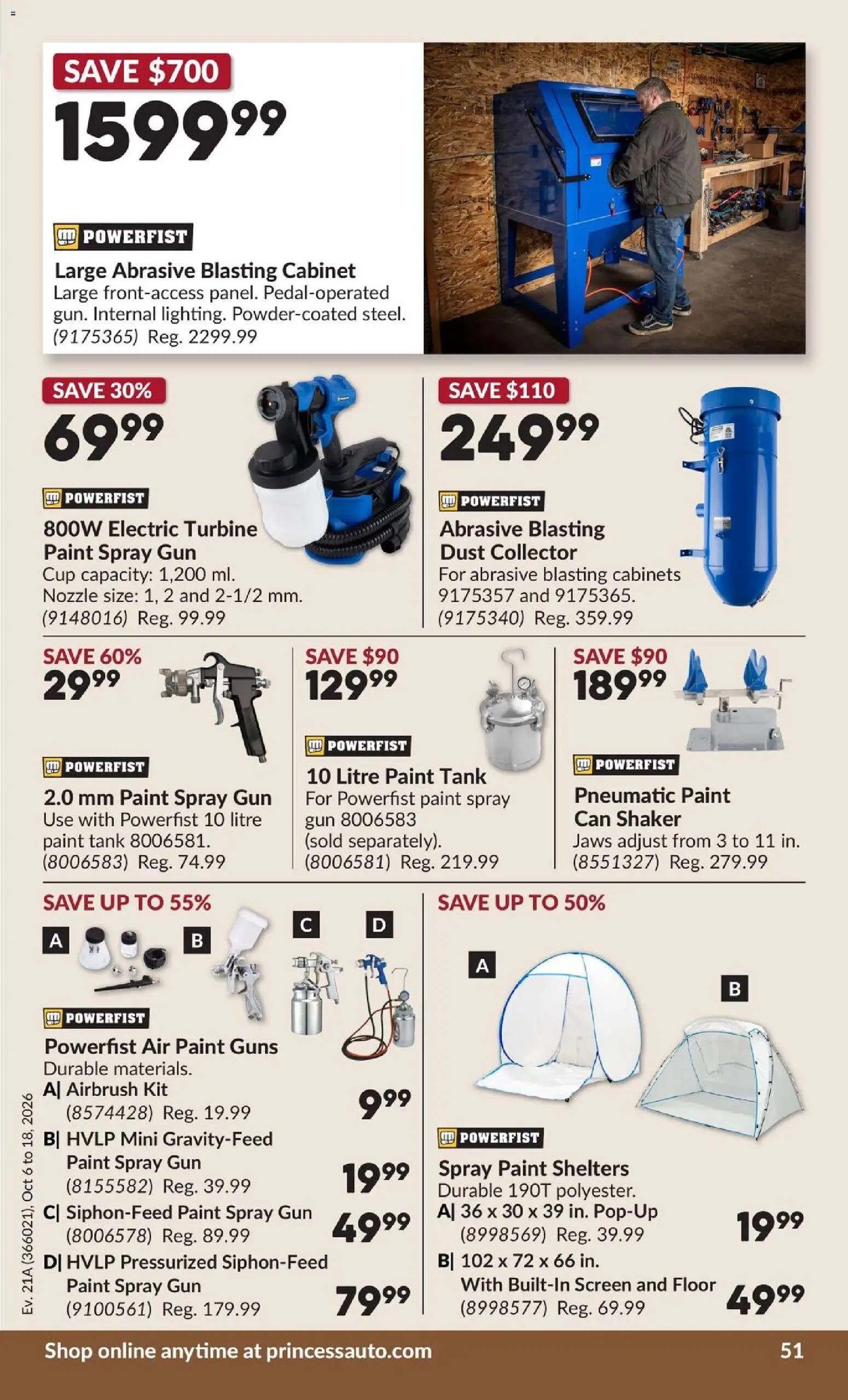 Princess Auto flyer valid from Oct 6, 2026 | Page: 59 | Products: Cabinet