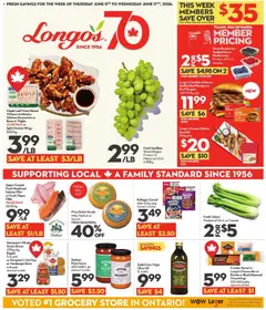 Preview of Longo's weekly flyer / circulaire from shop Longo's valid from 11.06.2026
