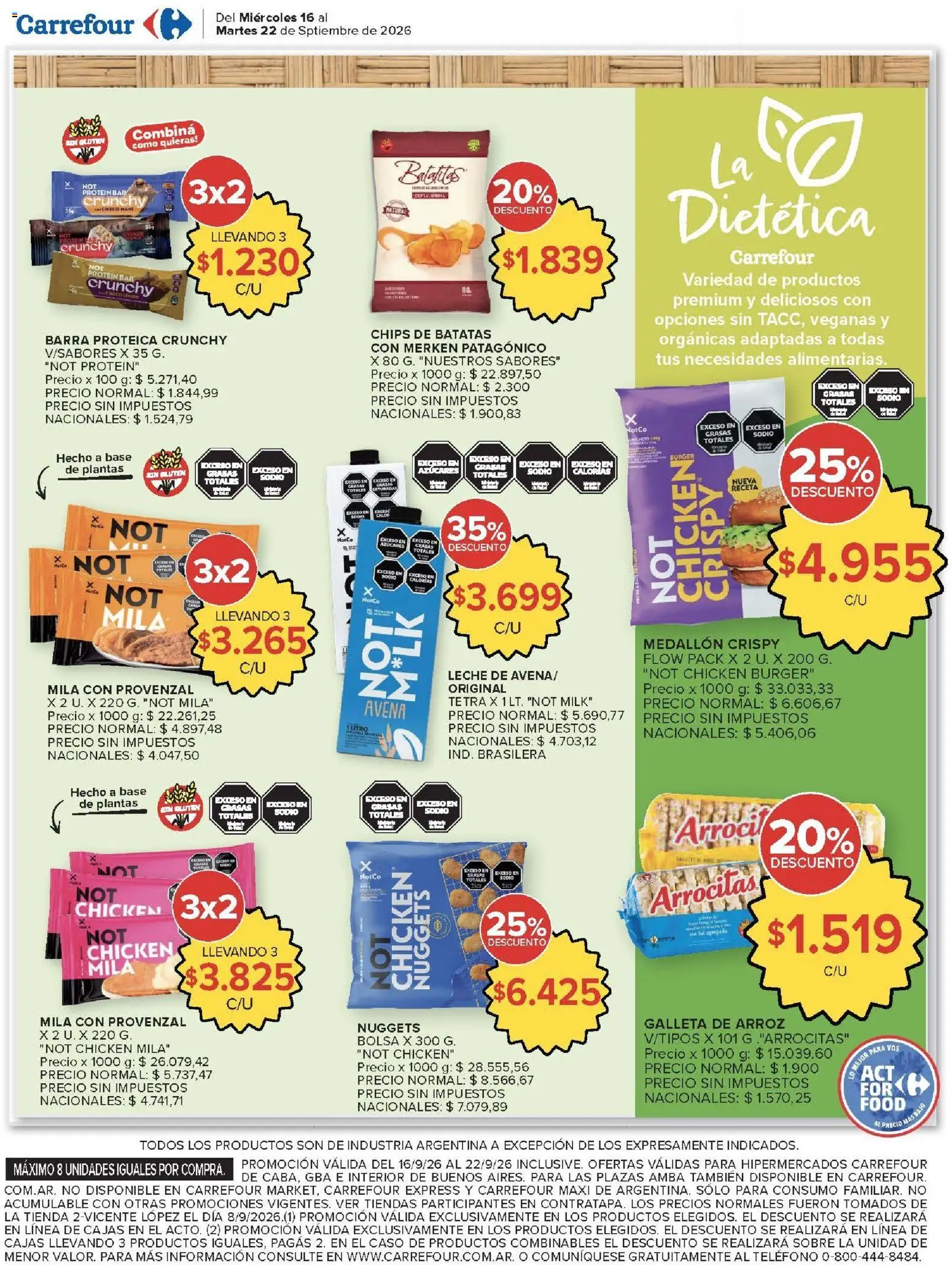 Carrefour - Carrefour Hiper Ofertas │ válido desde el 16/09/2026 | Página: 19 | Productos: Teléfono, Bolsa, Arroz, Provenzal