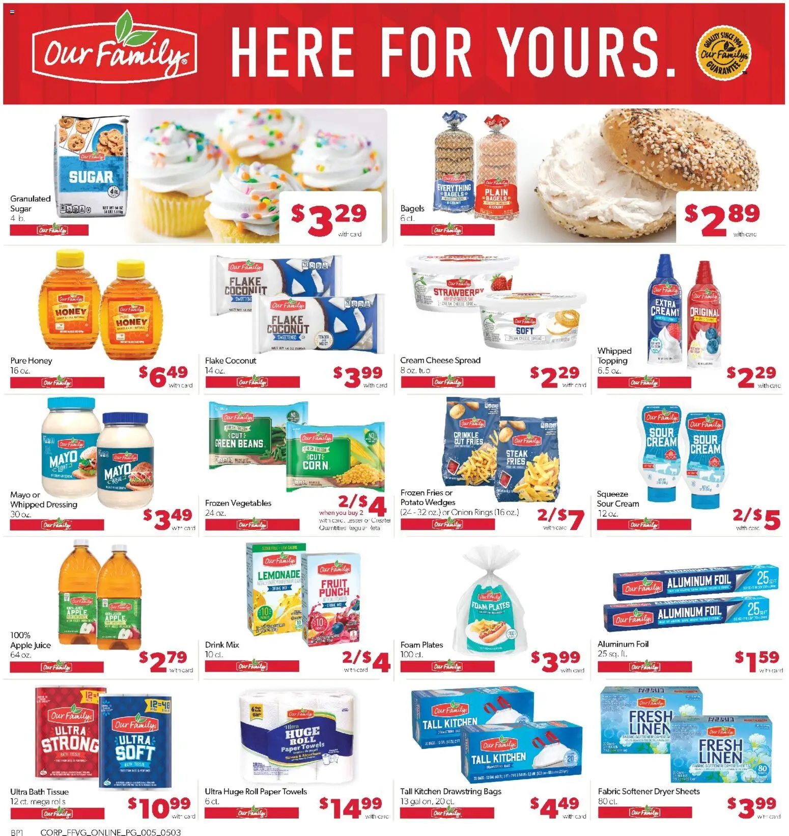 Family Fare Weekly Ad - valid from 03.05.2026 | Page: 12 | Products: Bath, Cheese, Cream, Onion