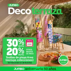 Jumbo Ofertas deco terraza válido desde el 13.10.2026