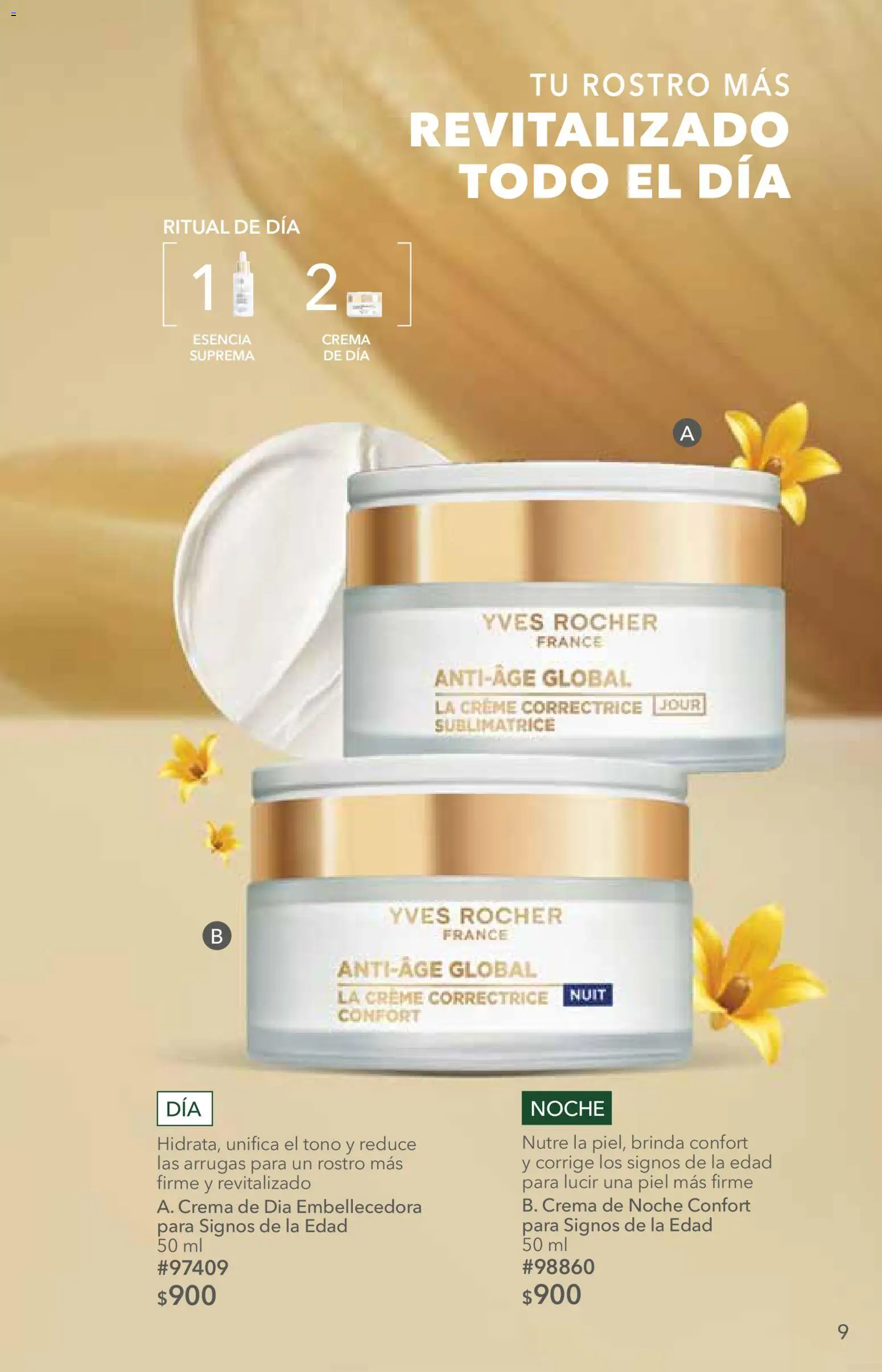 Nuevas ofertas de Yves Rocher válidas en toda la República Mexicana desde el 25/08/2026. ¡Encuentra las mejores ofertas en Yves Rocher campaña 12 2026! | Página: 9 | Productos: Crema