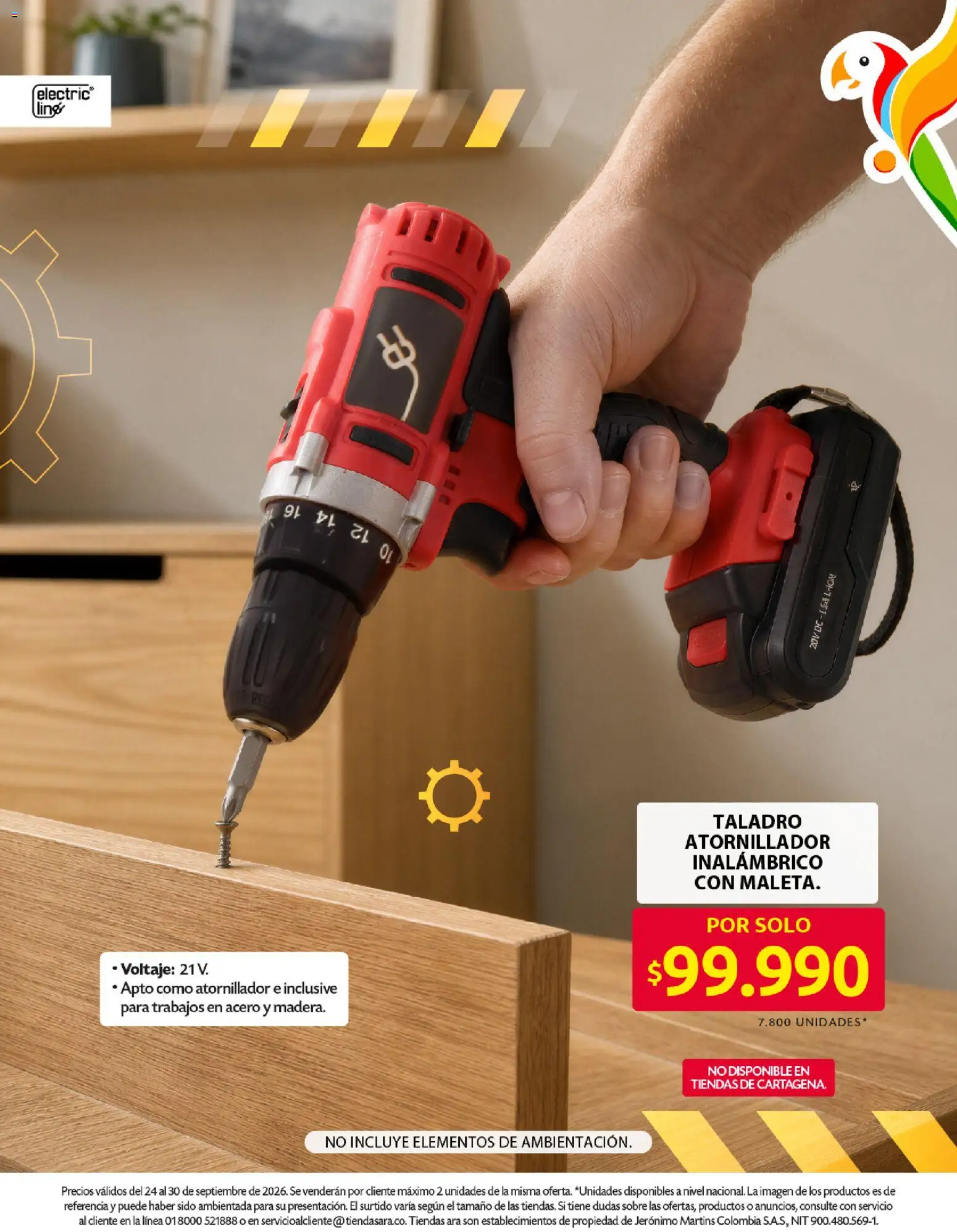 Ara revista - valida desde el 24/09/2026 | Página: 2 | Productos: Sobre, Taladro