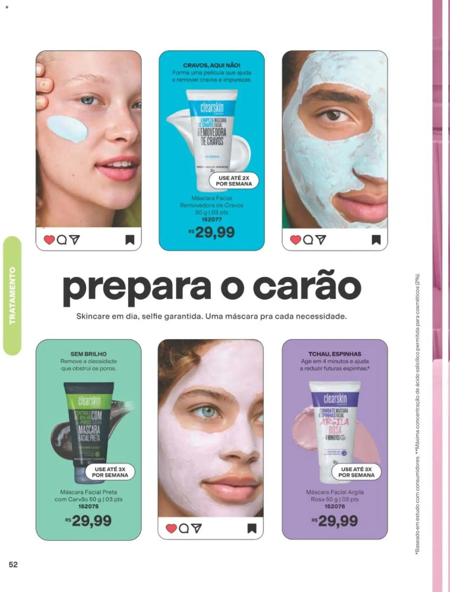 Avon Folheto - válido de 29/06/2026 | Página: 52 | Produtos: Argila, Máscara facial