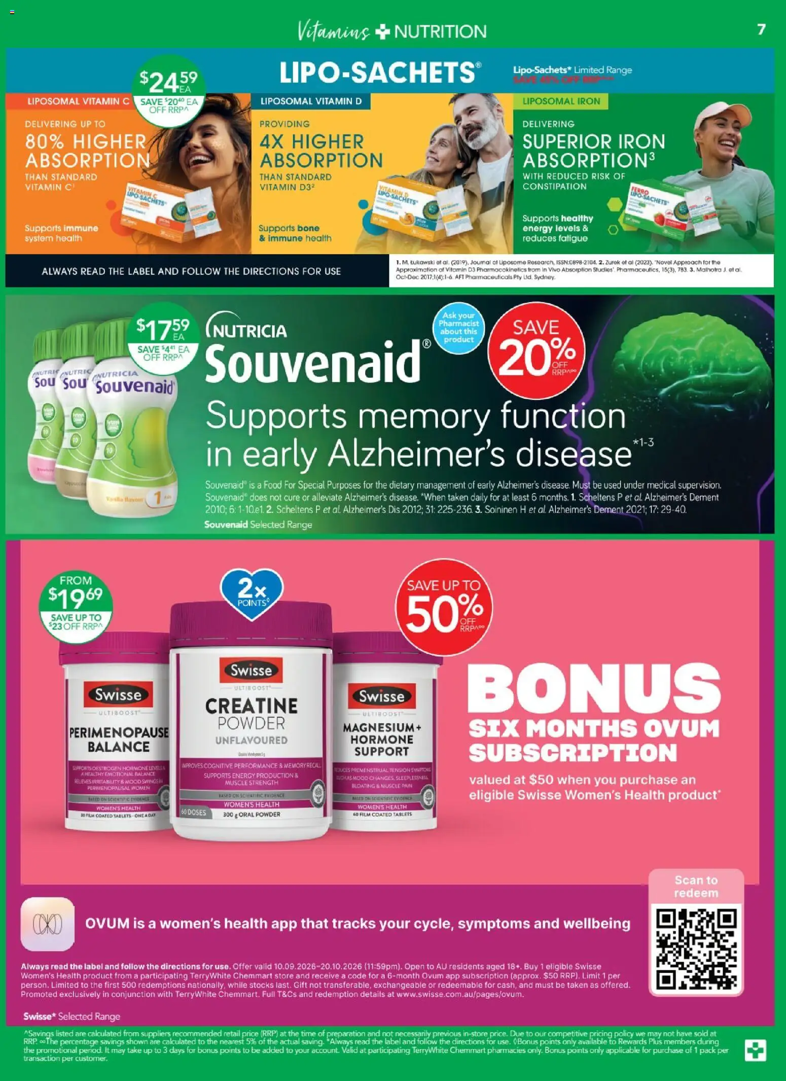 Terry White catalogue - valid from 10/09/2026 | Page: 7 | Products: Food, Powder, Vanilla, Iron
