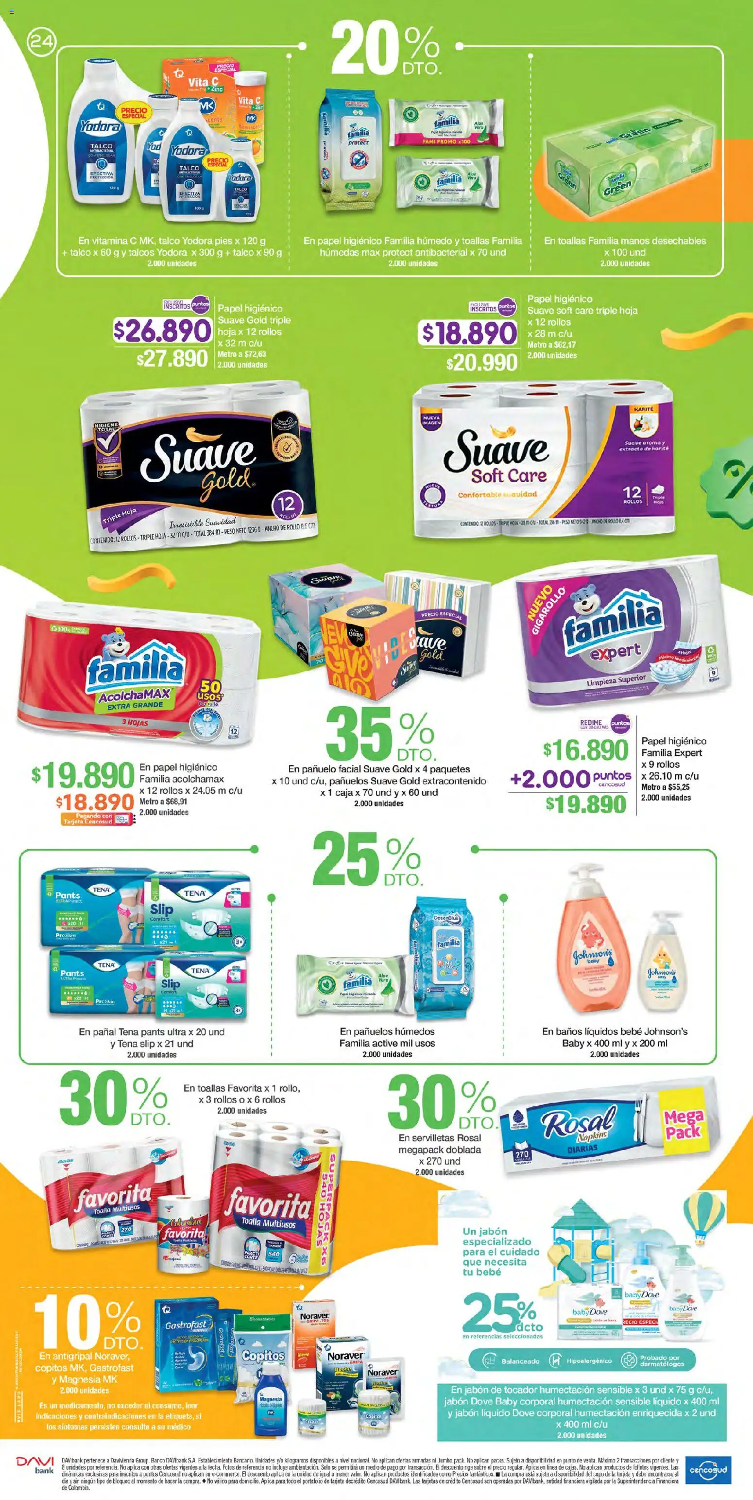 Jumbo revista - valida desde el 24/09/2026 | Página: 24 | Productos: Caja, Papel higiénico, Aloe vera, Hoja