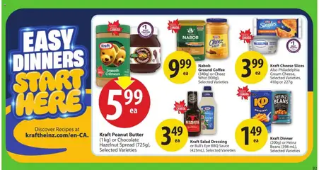 Preview of Save on foods weekly flyer / circulaire from shop Save on foods valid from Sep 10, 2026 | Page: 17 | Products: Peanut butter, Spread, Beans, Chocolate
