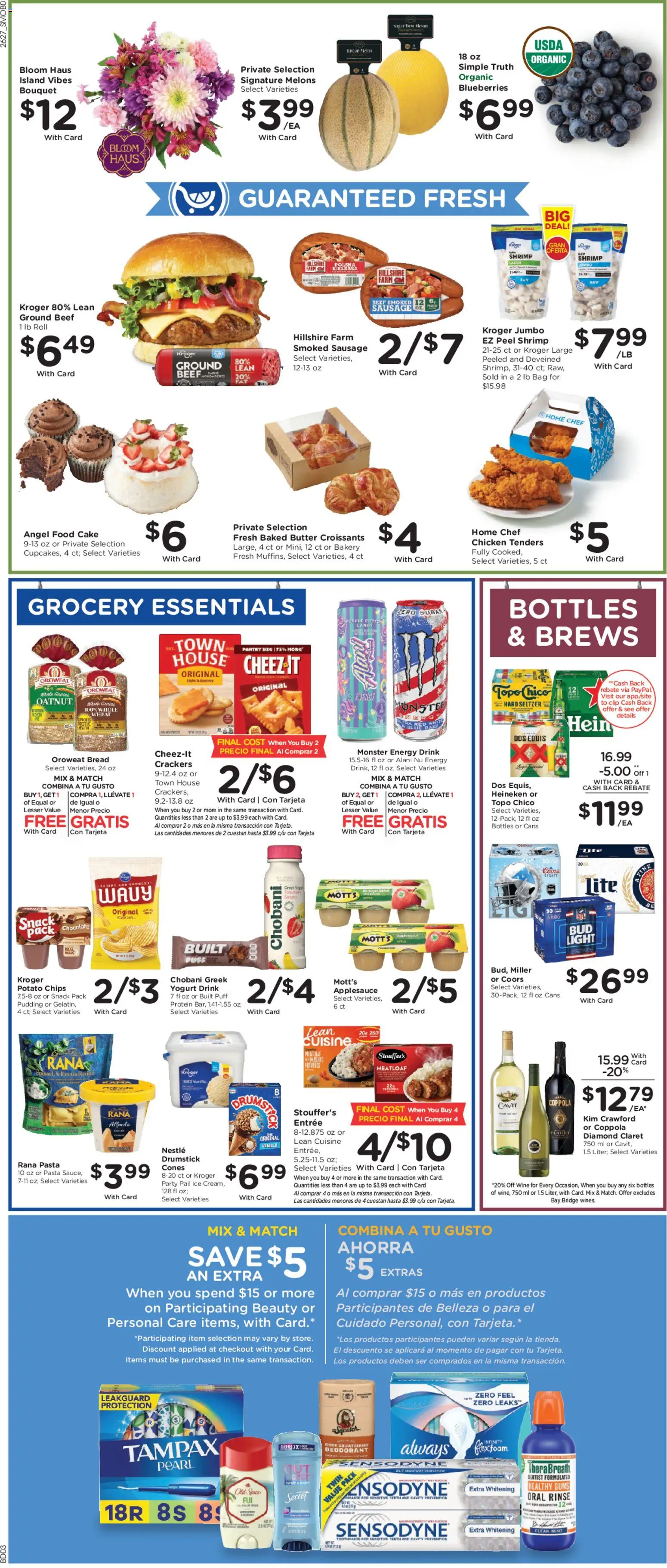 Smith's Weekly Ad - valid from 08/05/2026 | Page: 9 | Products: Crackers, Protein, Chips, Pudding