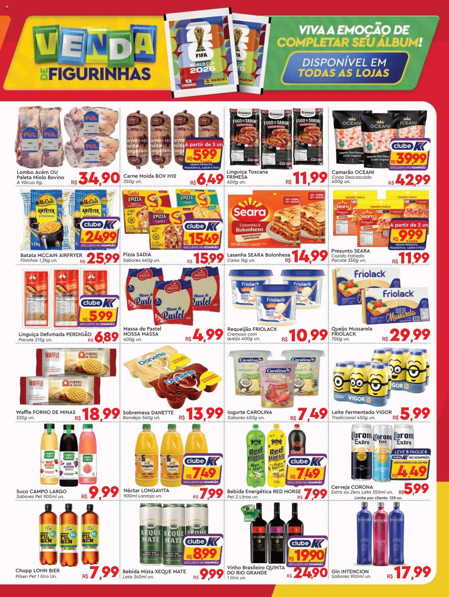 Komprao Atacadista Folheto - válido de 18.05.2026 | Página: 3 | Produtos: Lombo, Carne, Lasanha, Massa de pastel
