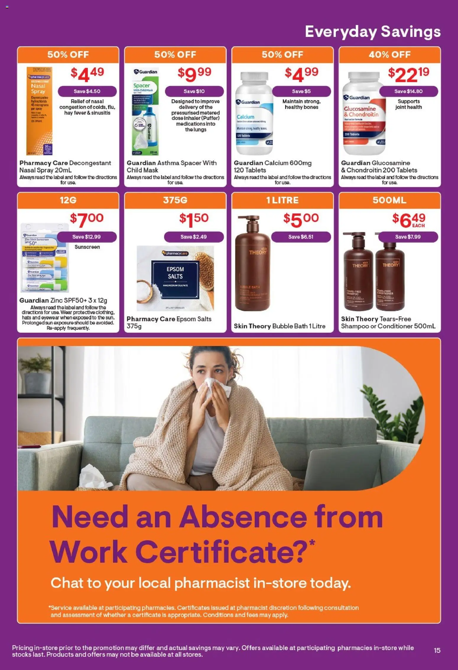 Discount Drug Stores catalogue - valid from 24/08/2026 | Page: 16 | Products: Shampoo, Nasal spray, Tablets, Zinc