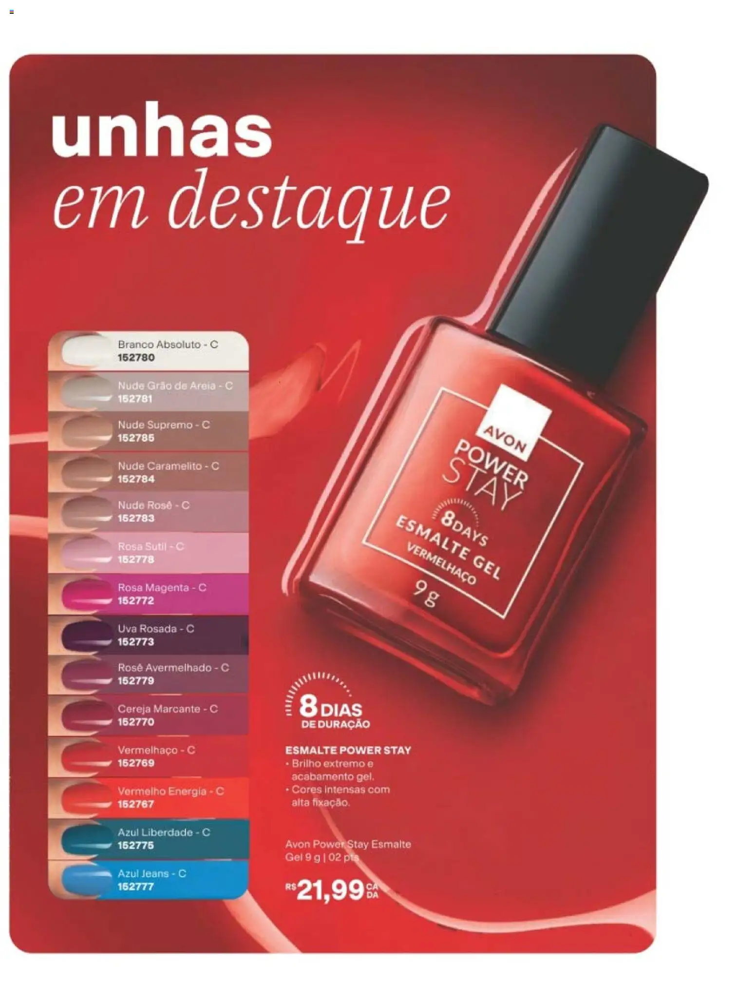 Avon Folheto - válido de 01/09/2026 | Página: 164 | Produtos: Cereja, Areia, Uva, Jeans