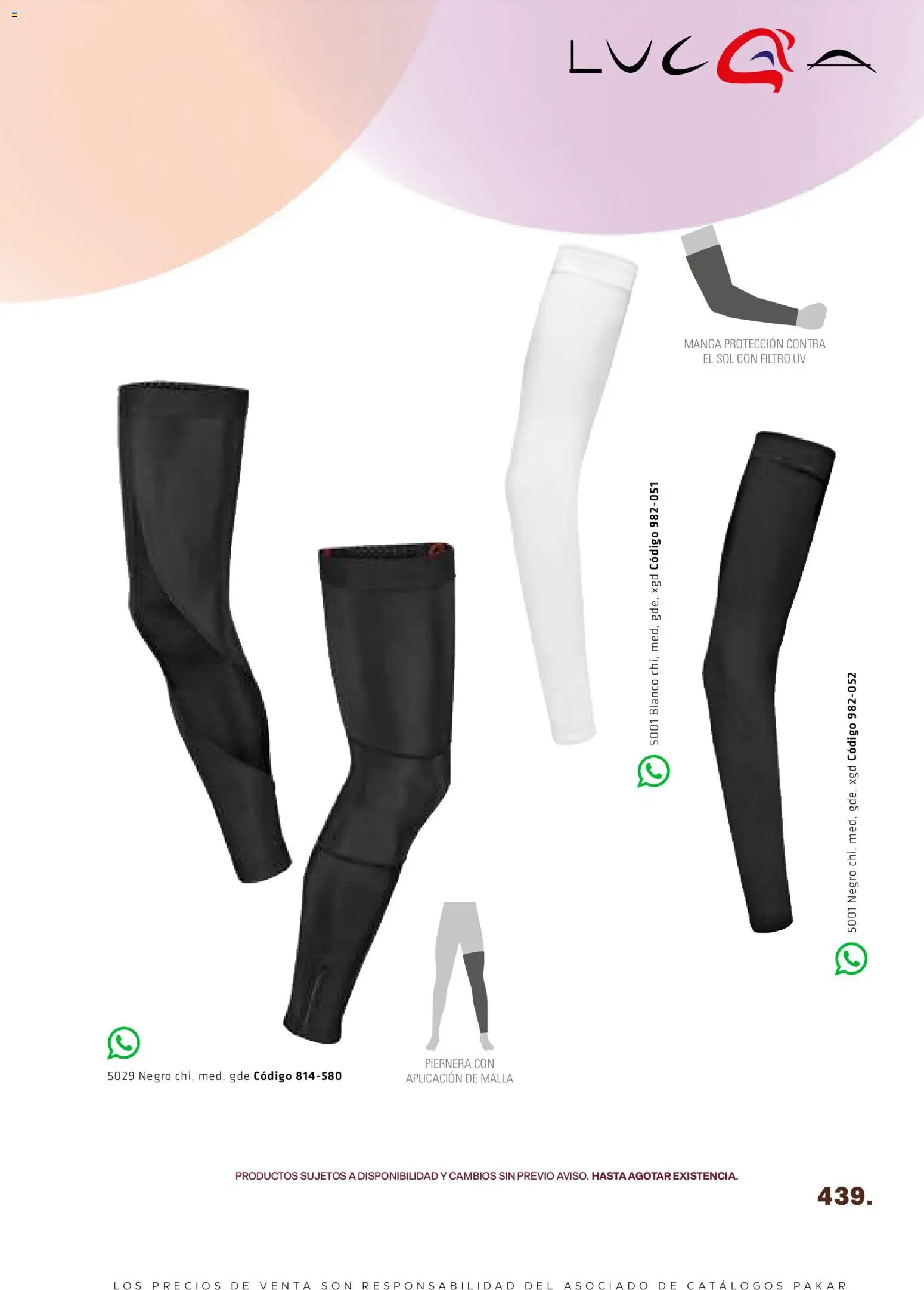 Nuevas ofertas de SC Pakar válidas en toda la República Mexicana desde el 28/08/2026. ¡Encuentra las mejores ofertas en SC Pakar catálogo Otoño! | Página: 439 | Productos: Manga, Malla