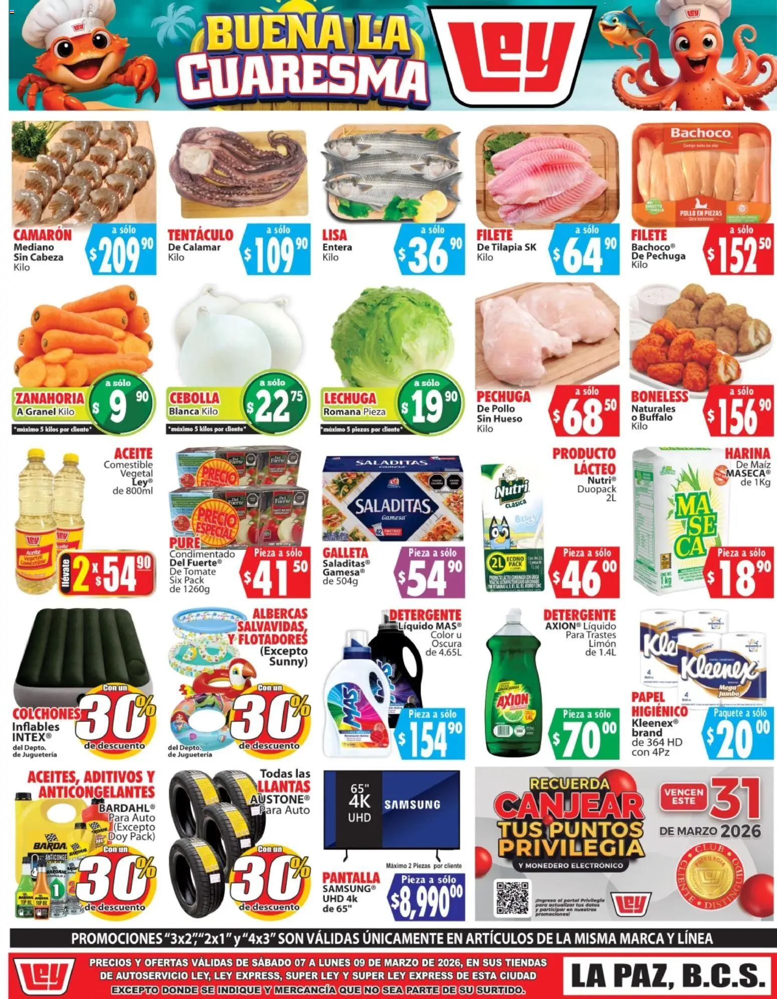 Nuevas ofertas de Casa Ley válidas en toda la República Mexicana desde el 07.03.2026. ¡Encuentra las mejores ofertas en Casa Ley folleto Autoservicio! | Página: 2 | Productos: Cebolla, Detergente, Tomate, Cera