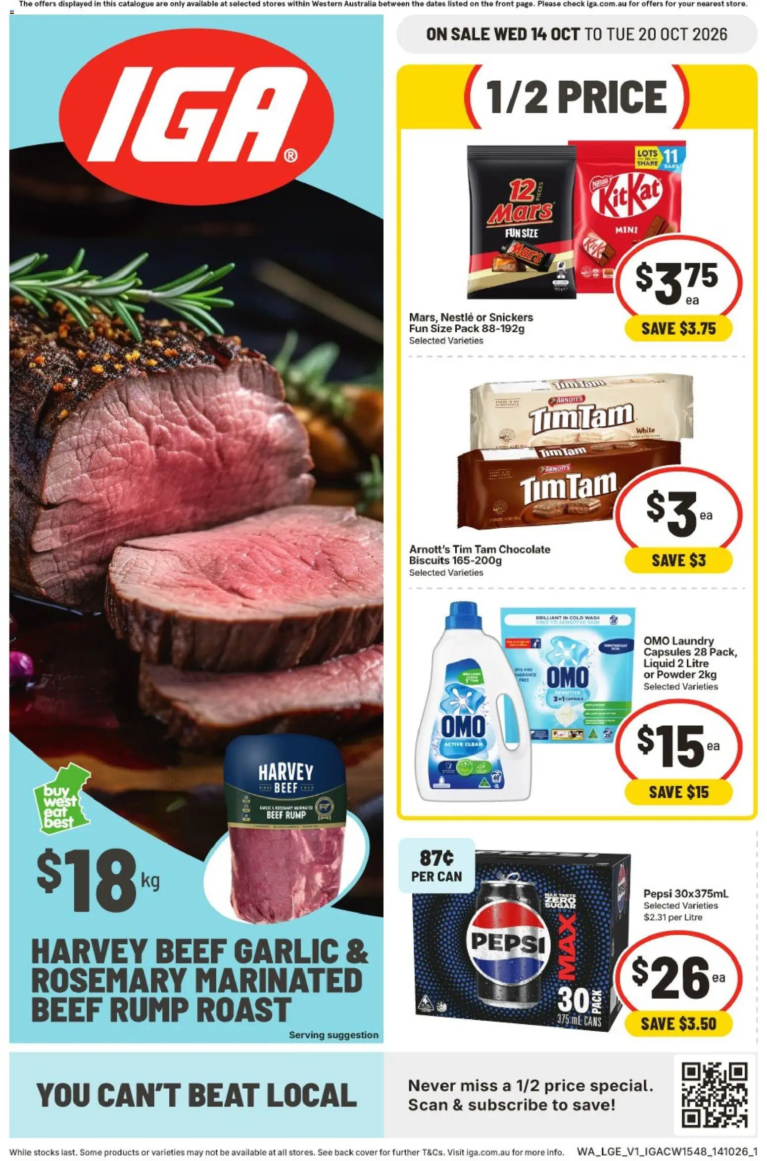 IGA catalogue - valid from 14/10/2026 | Page: 1