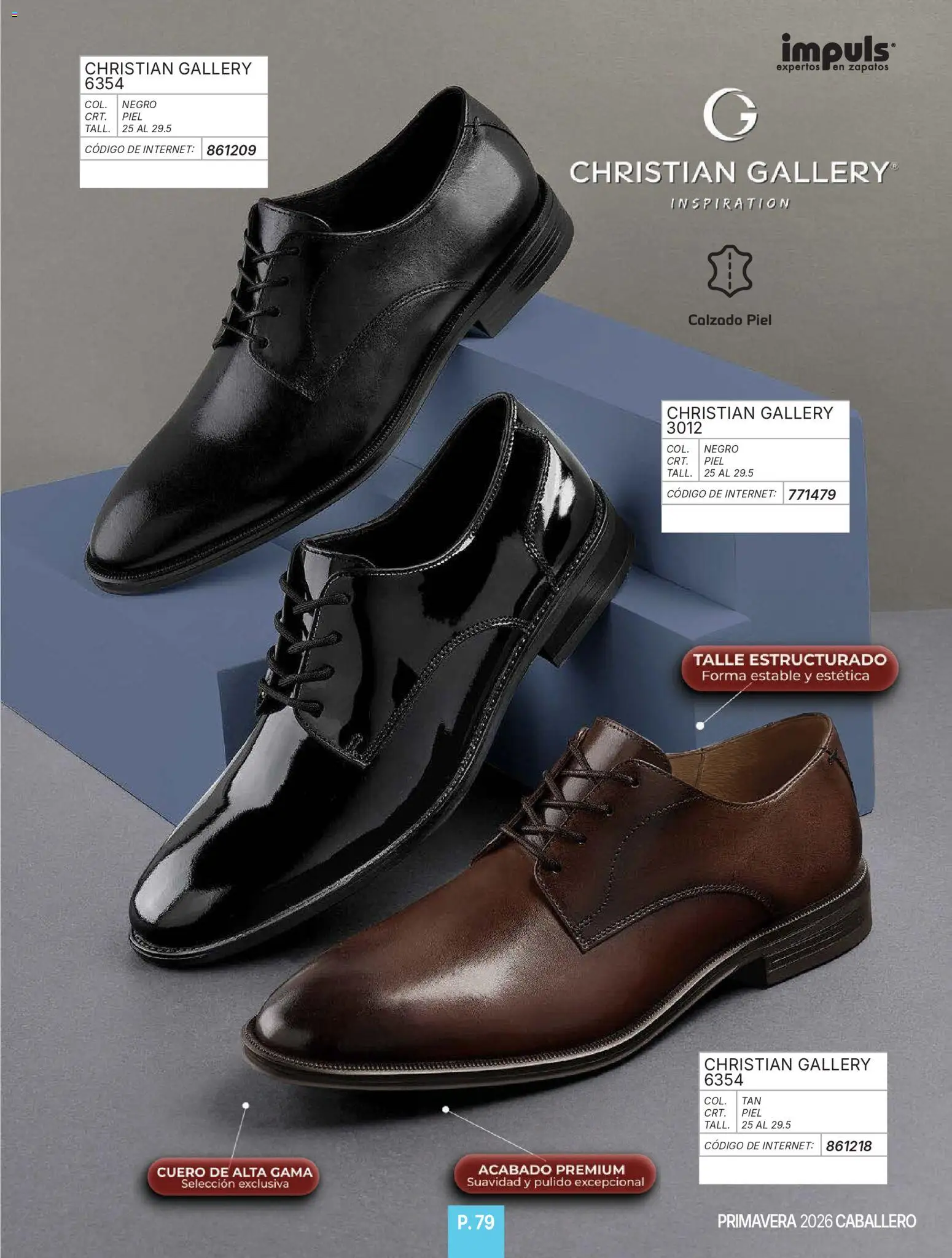 Nuevas ofertas de Impuls válidas en toda la República Mexicana desde el 01.01.2026. ¡Encuentra las mejores ofertas en Impuls catálogo Caballero! | Página: 81 | Productos: Zapatos
