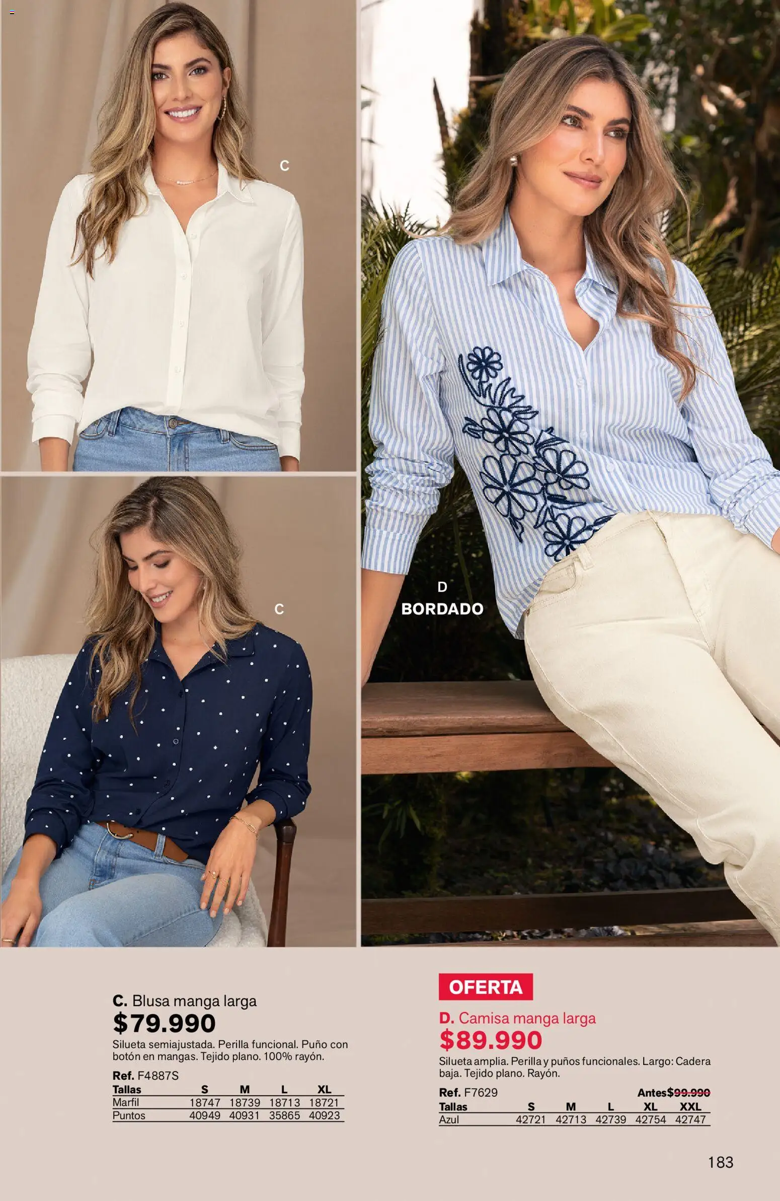 Leonisa revista - valida desde el 24/08/2026 | Página: 183 | Productos: Camisa, Blusa