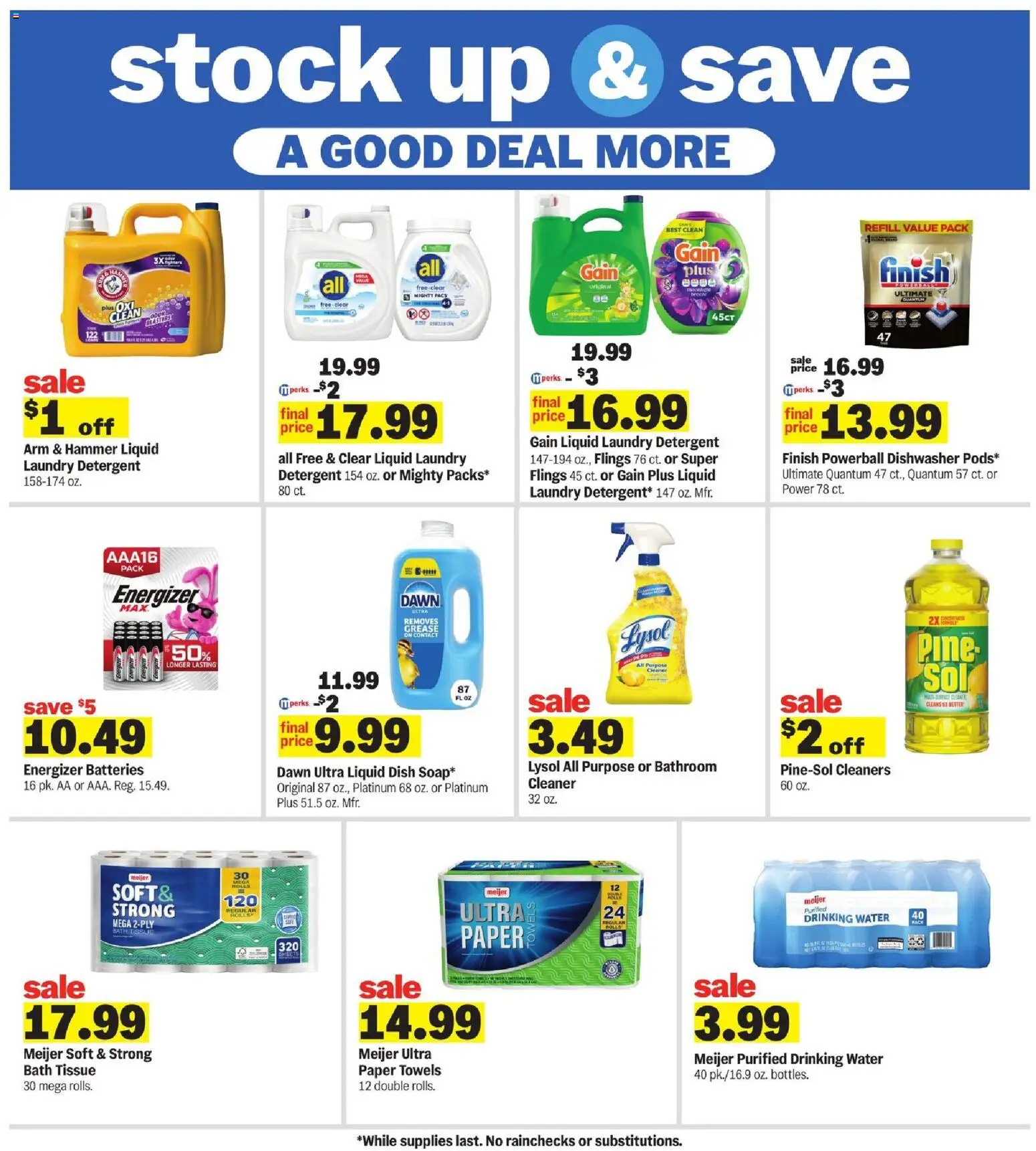 Meijer Weekly Ad - valid from 09/09/2026 | Page: 20 | Products: Bath, Soap, Detergent, Paper towels