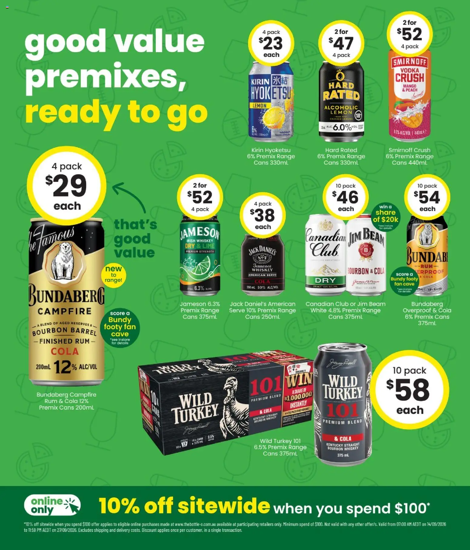 The Bottle-O catalogue - valid from 14/09/2026 | Page: 4 | Products: Lemon, Mango, Irish whiskey, Jameson