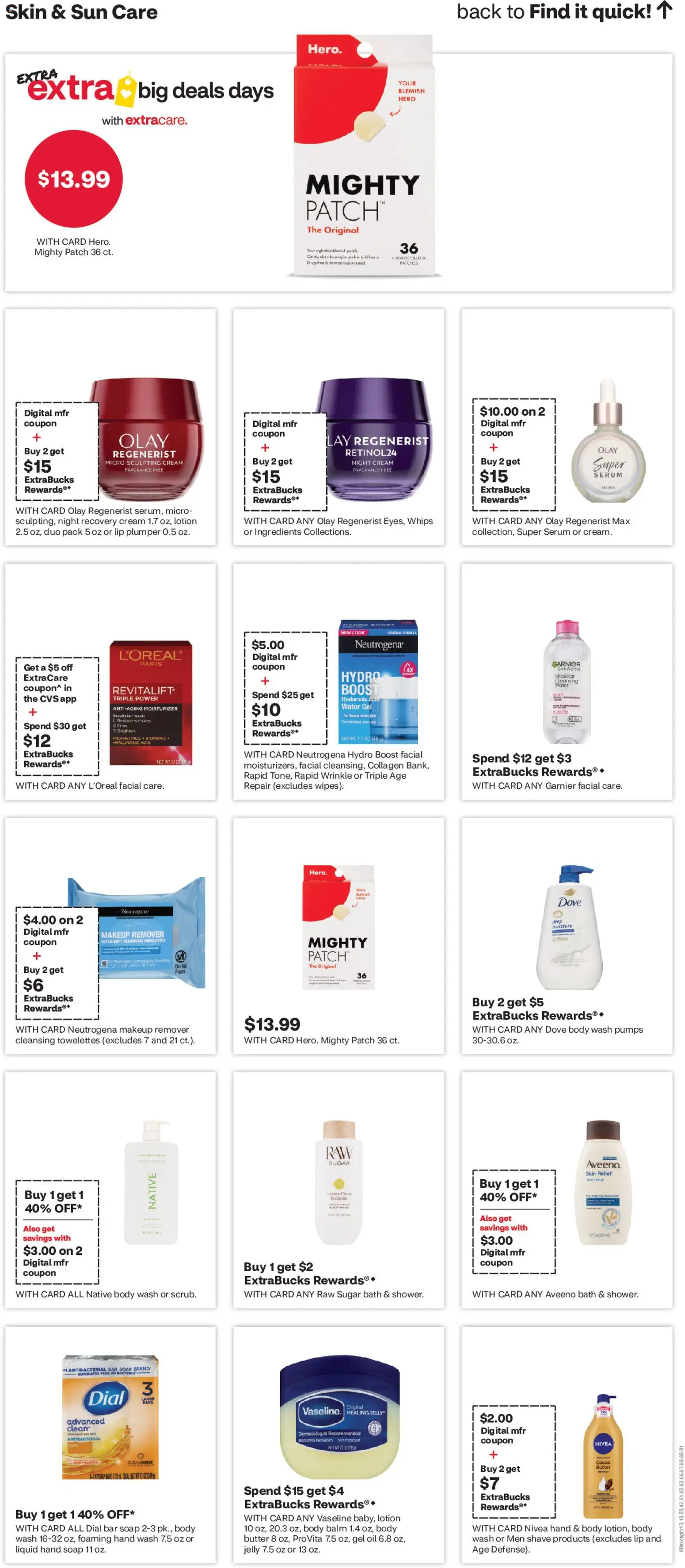 CVS Pharmacy Weekly Ad - valid from 10/04/2026 | Page: 13 | Products: Bath, Fragrance, Cream, Body Wash