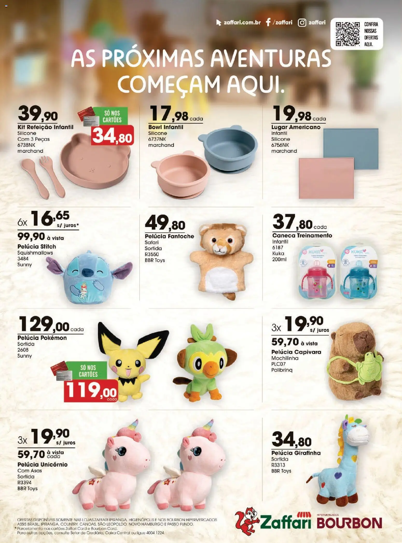Zaffari Folheto - válido de 01/10/2026 | Página: 16 | Produtos: Caixa, Caneca, Pelúcia, Bourbon