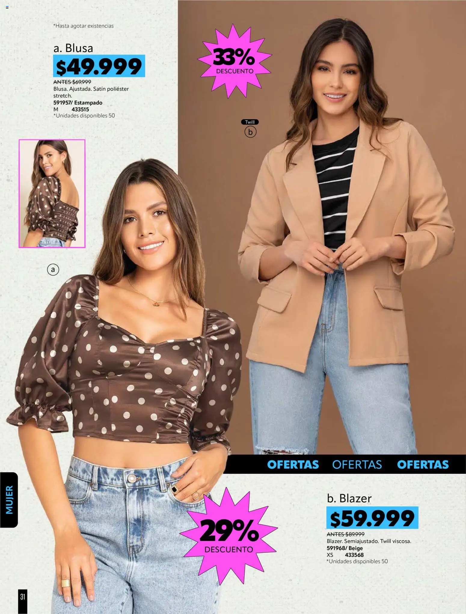 Pacifika revista - valida desde el 21/07/2026 | Página: 195 | Productos: Blazer, Blusa