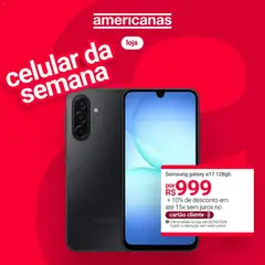 Lojas Americanas - Ofertas atuais - Pré-Visualização do folheto da loja Lojas Americanas, válido de 16.06.2026 | Página: 5 | Produtos: Celular