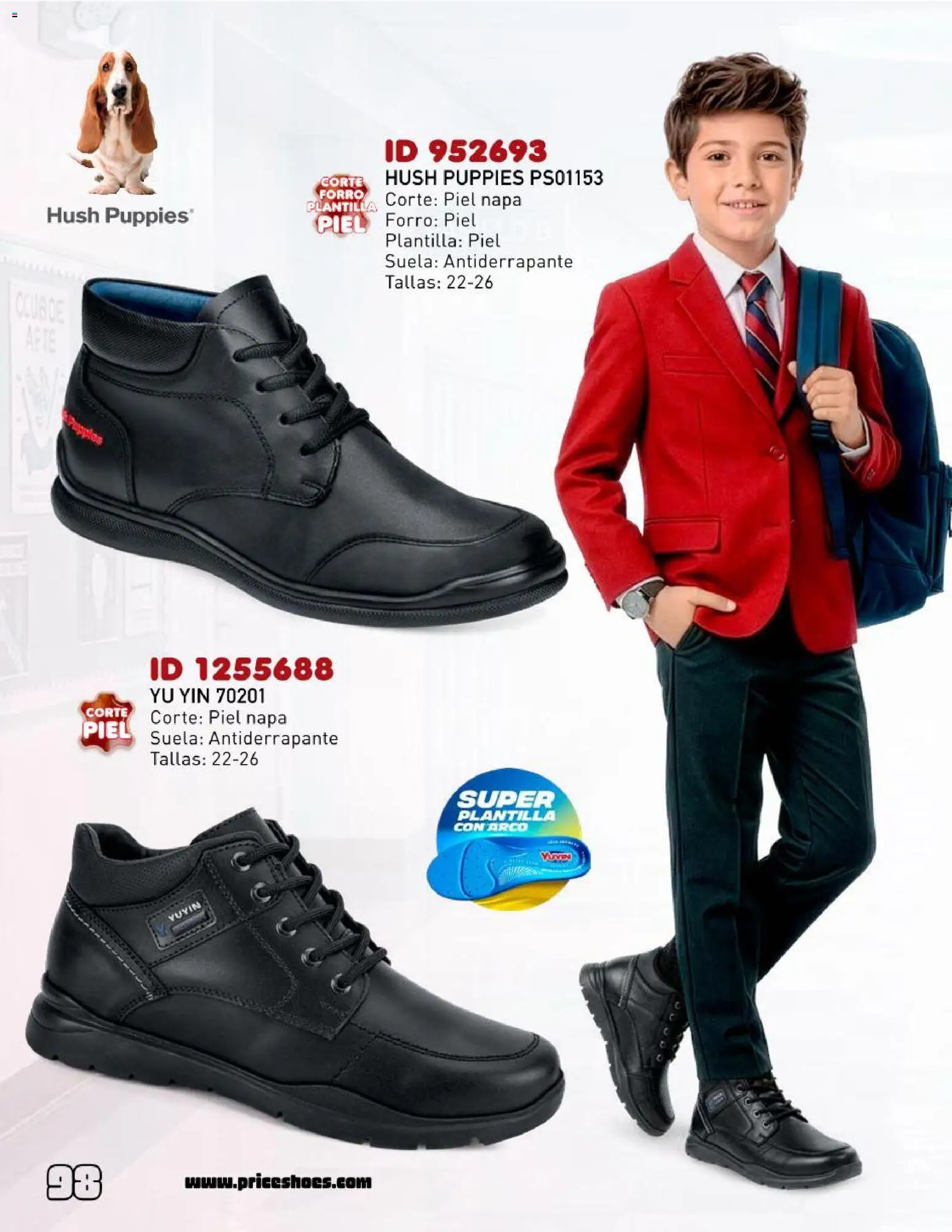 Nuevas ofertas de Price Shoes válidas en toda la República Mexicana desde el 12.06.2026. ¡Encuentra las mejores ofertas en Price Shoes catálogo Escolar! | Página: 98
