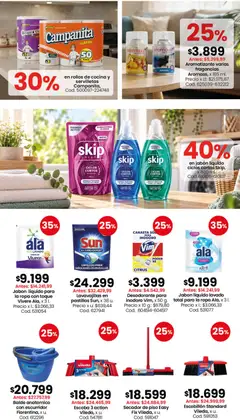 Vista previa Coto - Perfumería y limpieza válido desde el 28/09/2026 | Página: 5 | Productos: Cocina, Jabón, Desodorante, Canasta