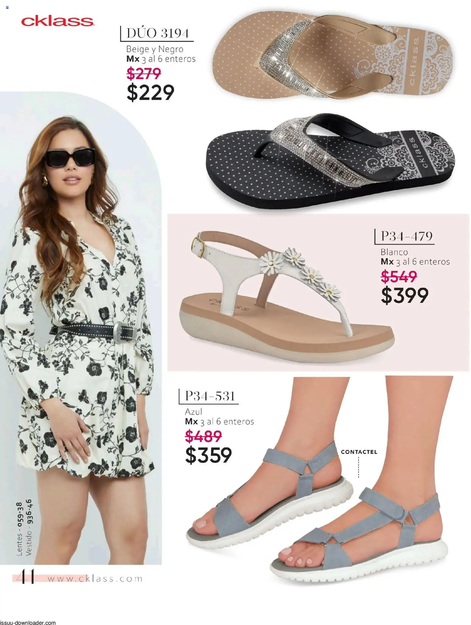 Nuevas ofertas de Cklass válidas en toda la República Mexicana desde el 26/01/2026. ¡Encuentra las mejores ofertas en Cklass catálogo Especial Calzado! | Página: 42 | Productos: Lentes, Vestido