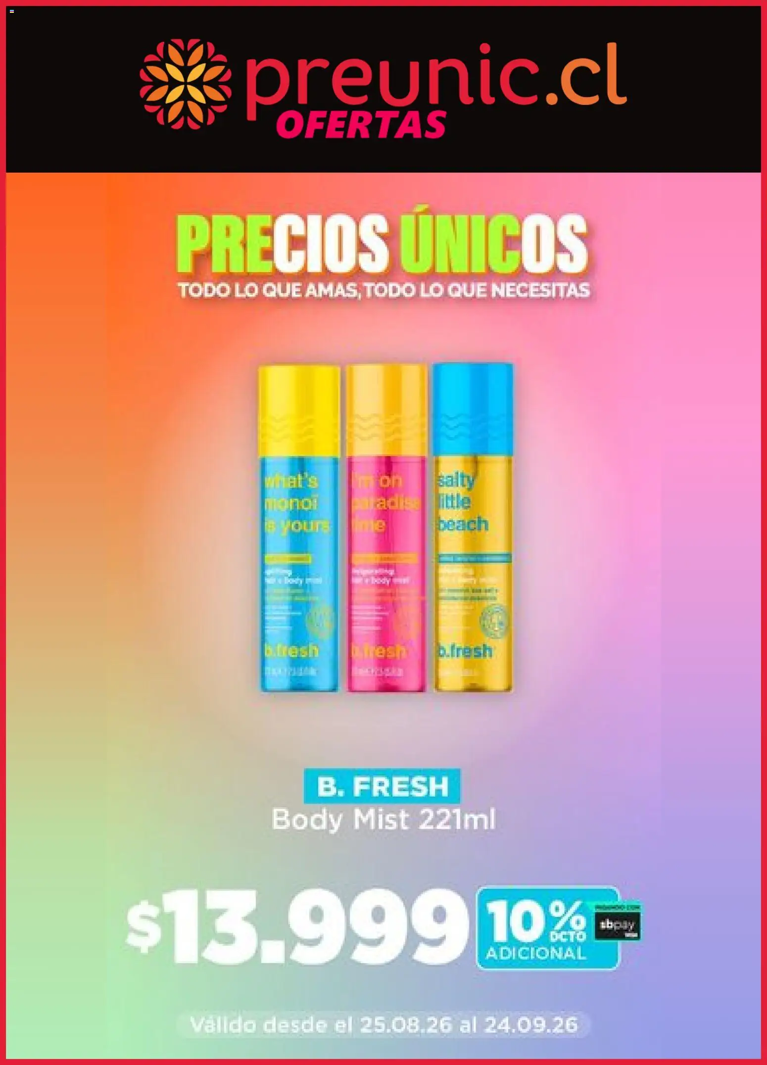 Preunic Ofertas │ válido desde el 08.09.2026 | Página: 4 | Productos: Body