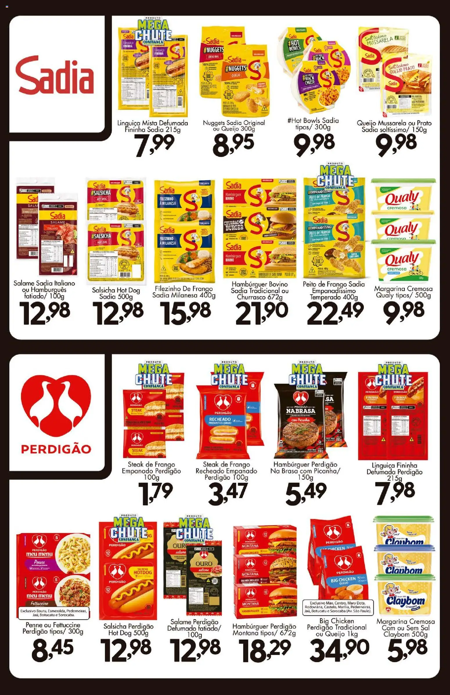 Confiança Folheto - válido de 18/08/2026 | Página: 8 | Produtos: Picanha, Salame, Mussarela, Peito de frango