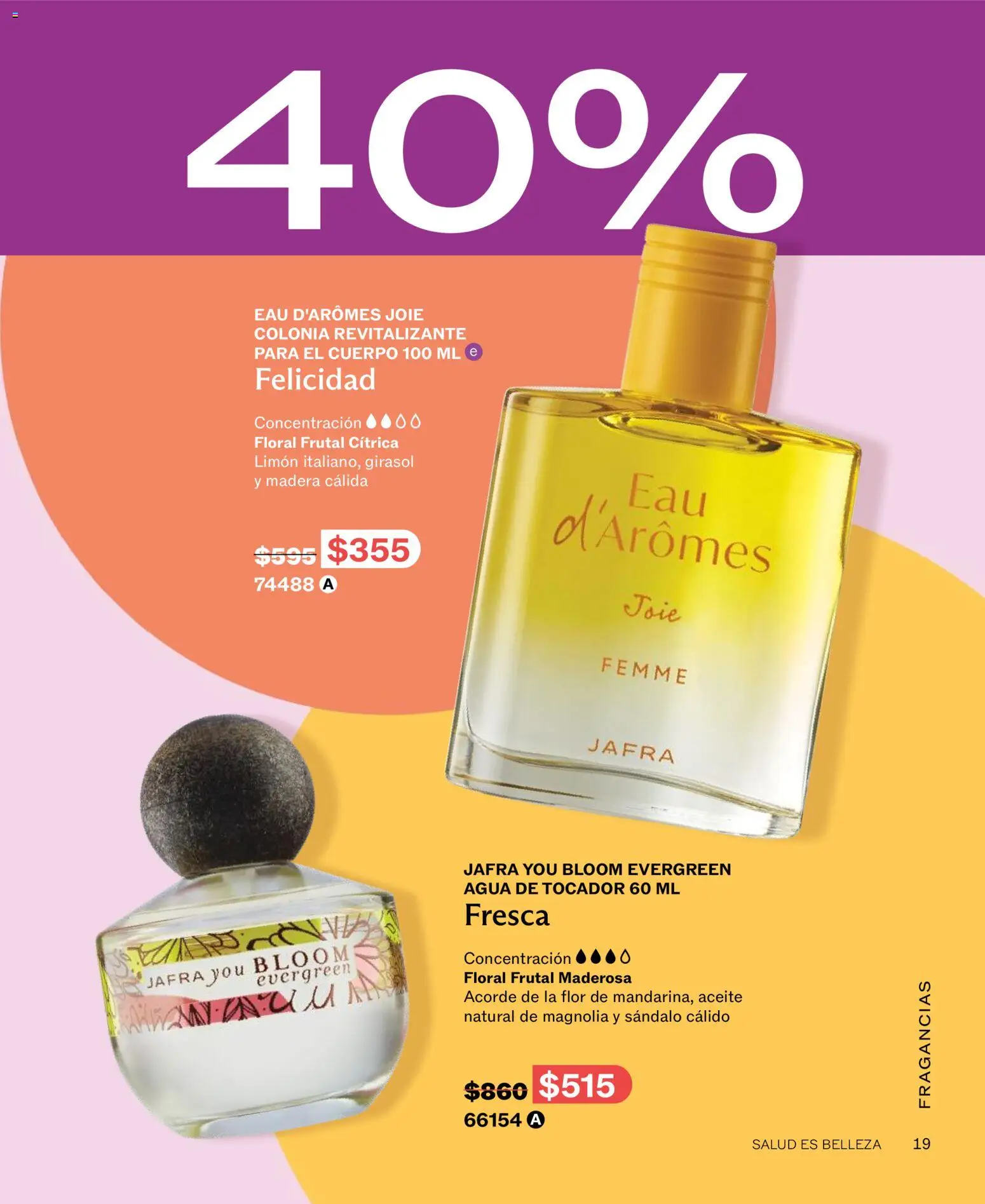 Nuevas ofertas de JAFRA válidas en toda la República Mexicana desde el 01/07/2026. ¡Encuentra las mejores ofertas en JAFRA catálogo! | Página: 19