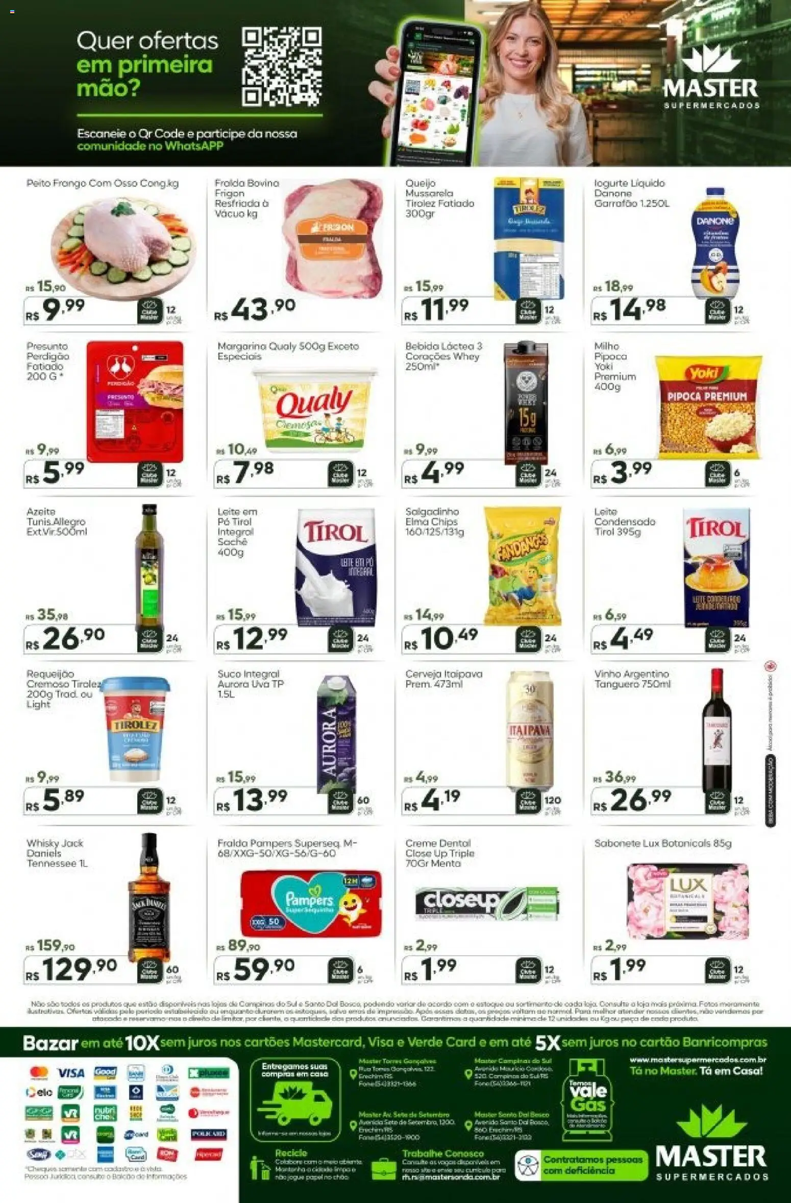 Master Folheto - válido de 01.05.2026 | Página: 2 | Produtos: Cerveja, Sabonete, Creme dental, Margarina