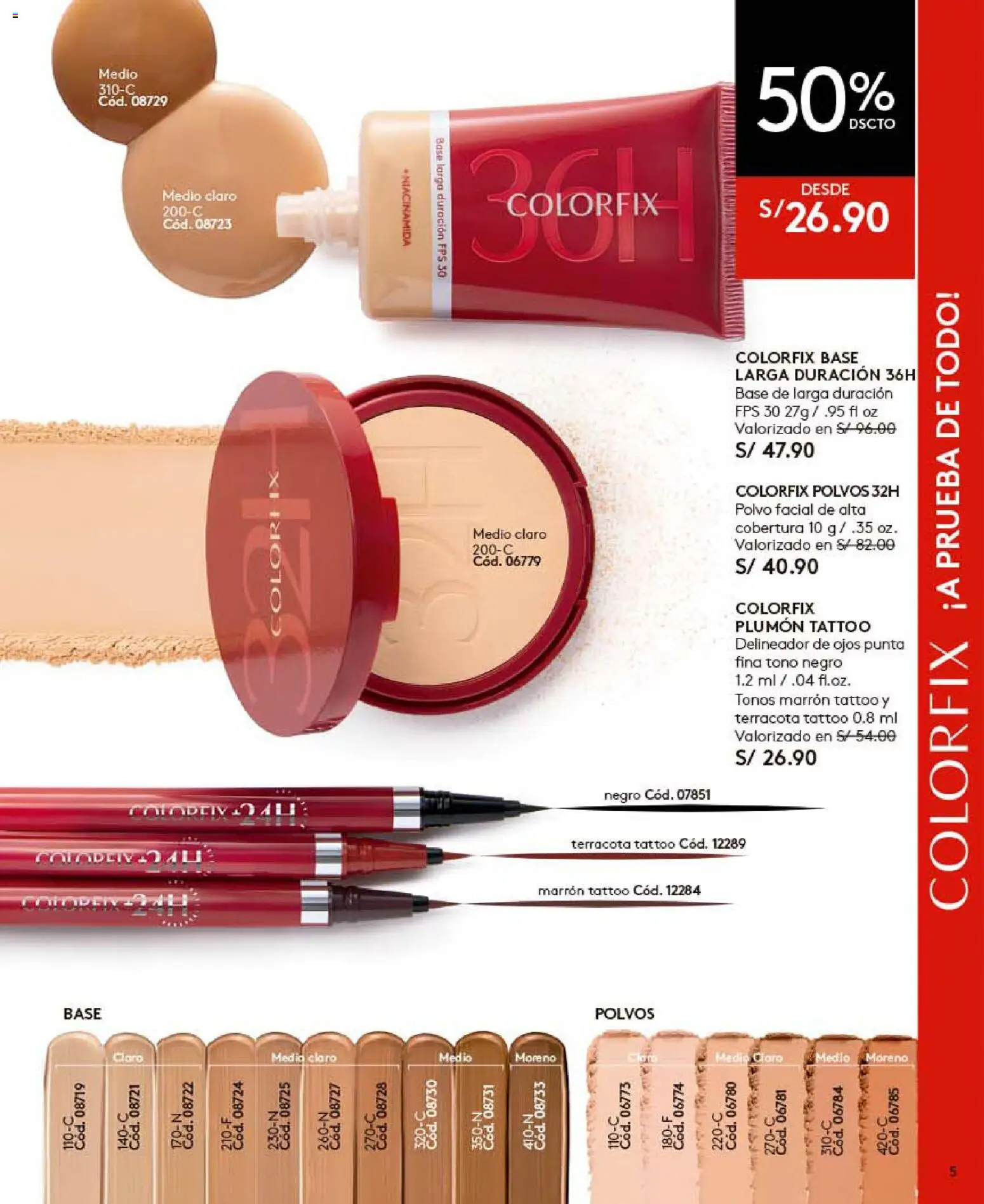 Catálogo Ésika válido desde 30.05.2026 | Página: 5 | Productos: Delineador de ojos, Delineador, Polvo