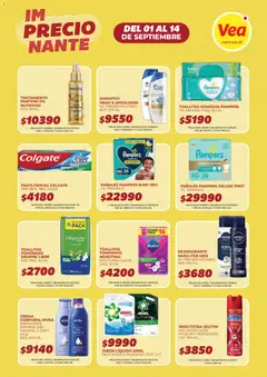 Vista previa Vea - Folleto imPRECIOnante | Córdoba válido desde el 01/09/2026 | Página: 12 | Productos: Head & Shoulders, Toallitas húmedas, Pasta dental, Pasta