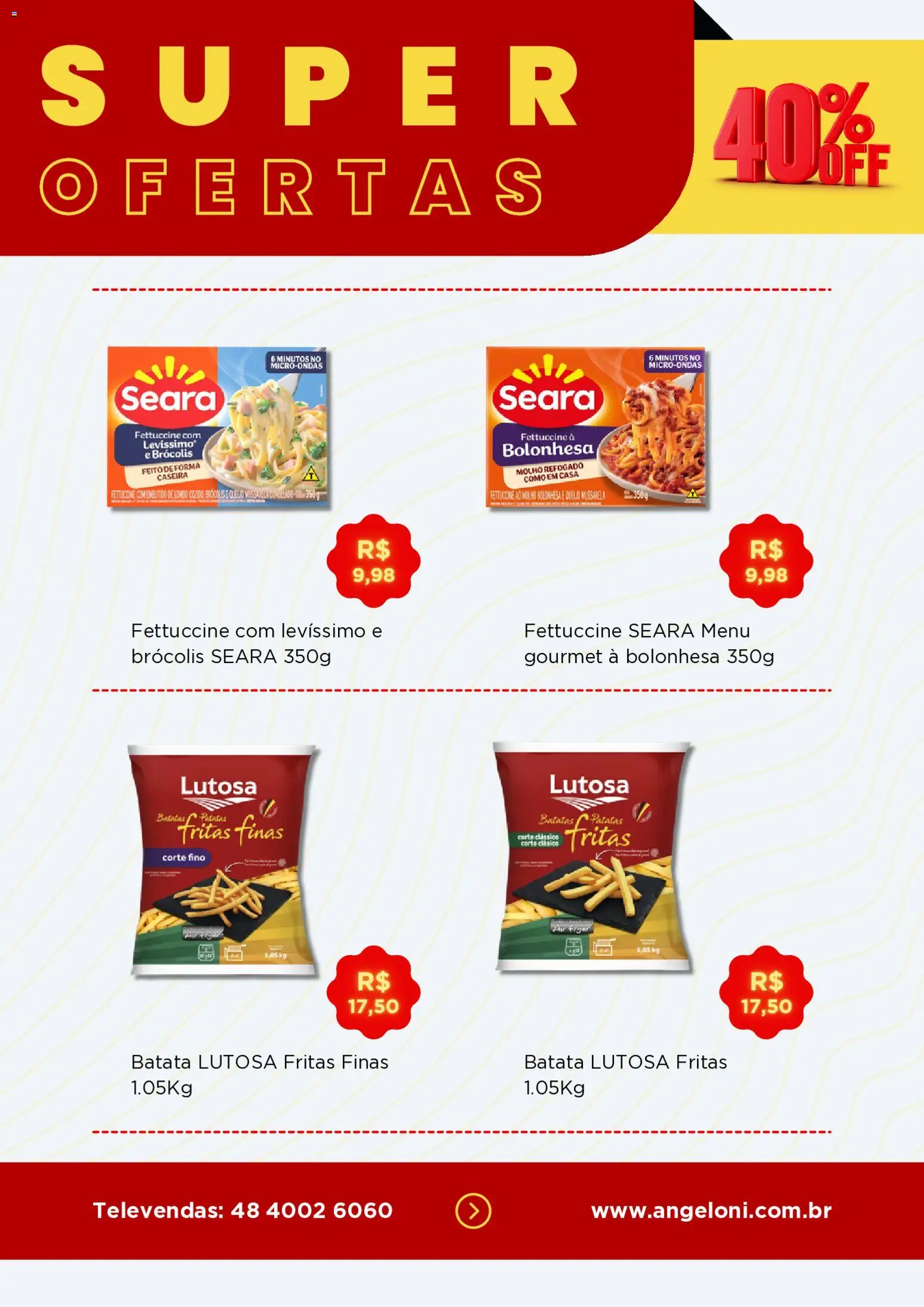 Angeloni Folheto - válido de 24/06/2026 | Página: 5 | Produtos: Queijo, Microondas, Batata, Mussarela