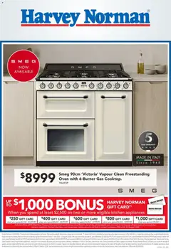 Harvey Norman Amazing Deals on Kitchen Appliances preview  - valid from 9 Jul 2026