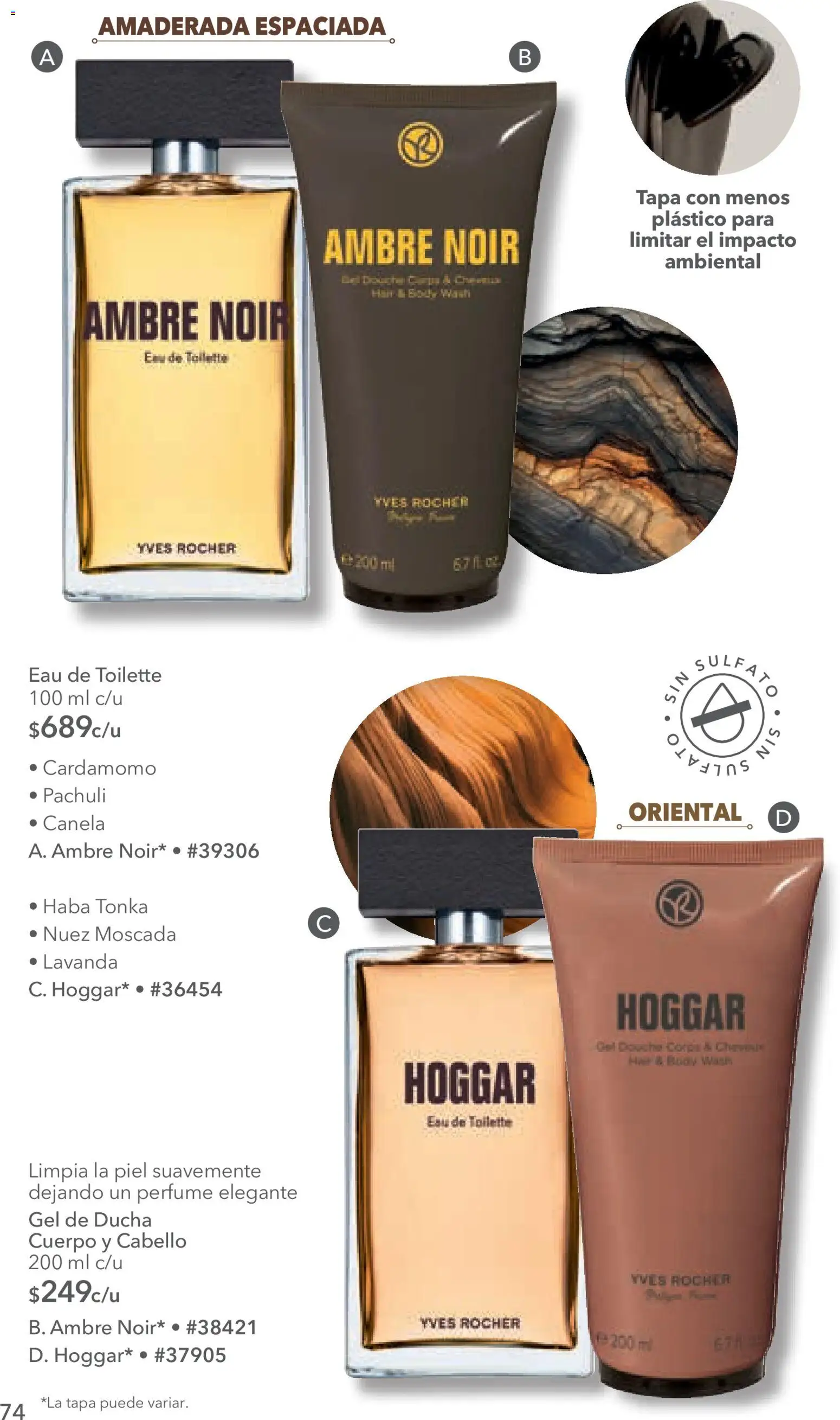 Nuevas ofertas de Yves Rocher válidas en toda la República Mexicana desde el 14/07/2026. ¡Encuentra las mejores ofertas en Yves Rocher campaña 10 2026! | Página: 76 | Productos: Nuez, Perfume, Eau de toilette, Gel de ducha