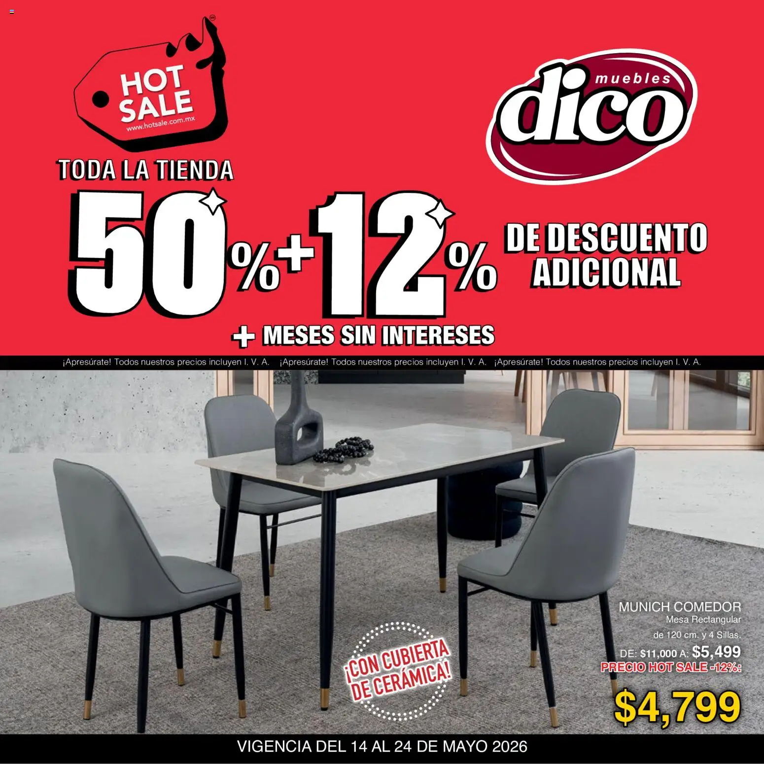 Folleto Muebles Dico Hot Sale 2026 — page 0