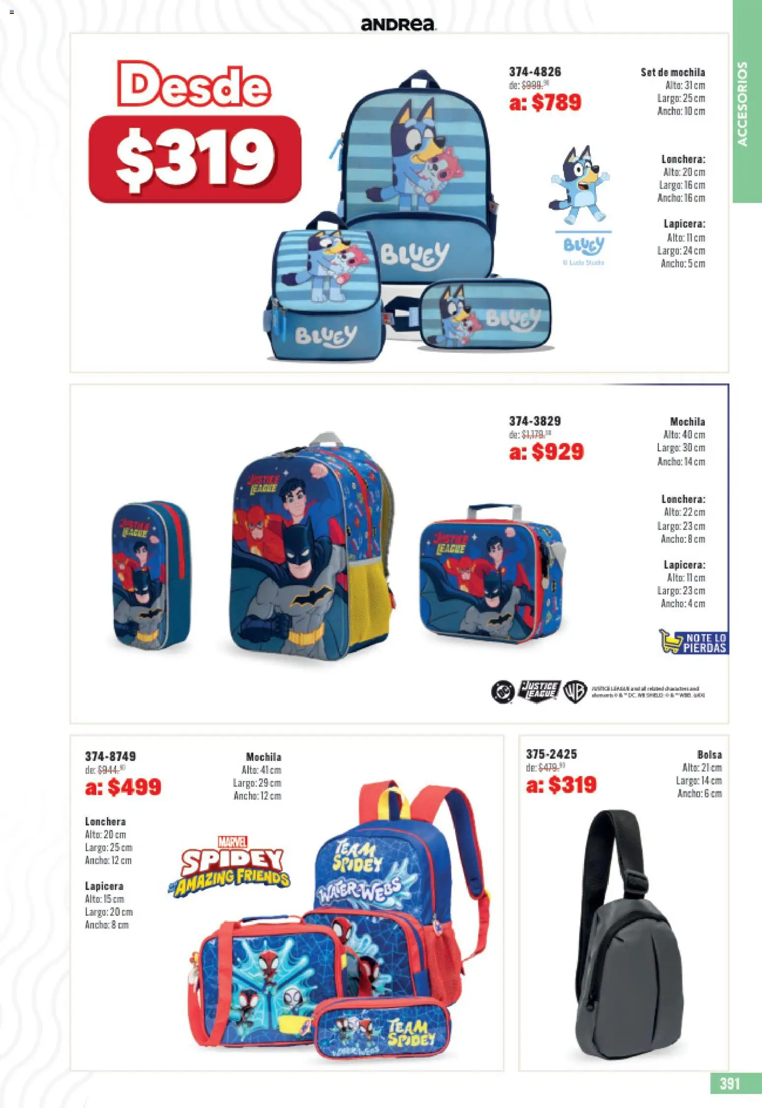 Nuevas ofertas de Andrea válidas en toda la República Mexicana desde el 31.05.2026. ¡Encuentra las mejores ofertas en Andrea catálogo Outlet! | Página: 391