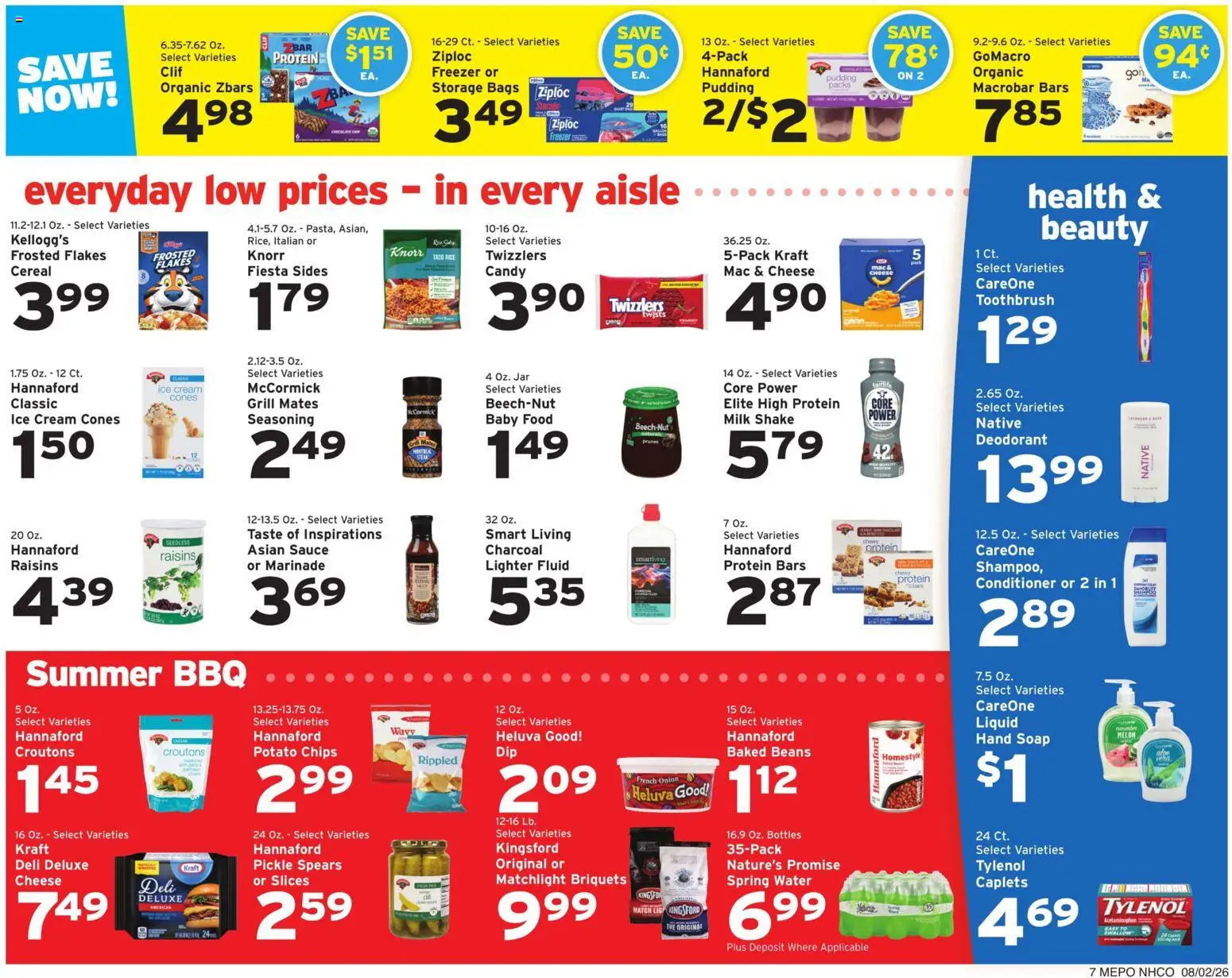Hannaford Weekly Flyer - valid from 08/02/2026 | Page: 11 | Products: Cheese, Rice, Cream, Lighter