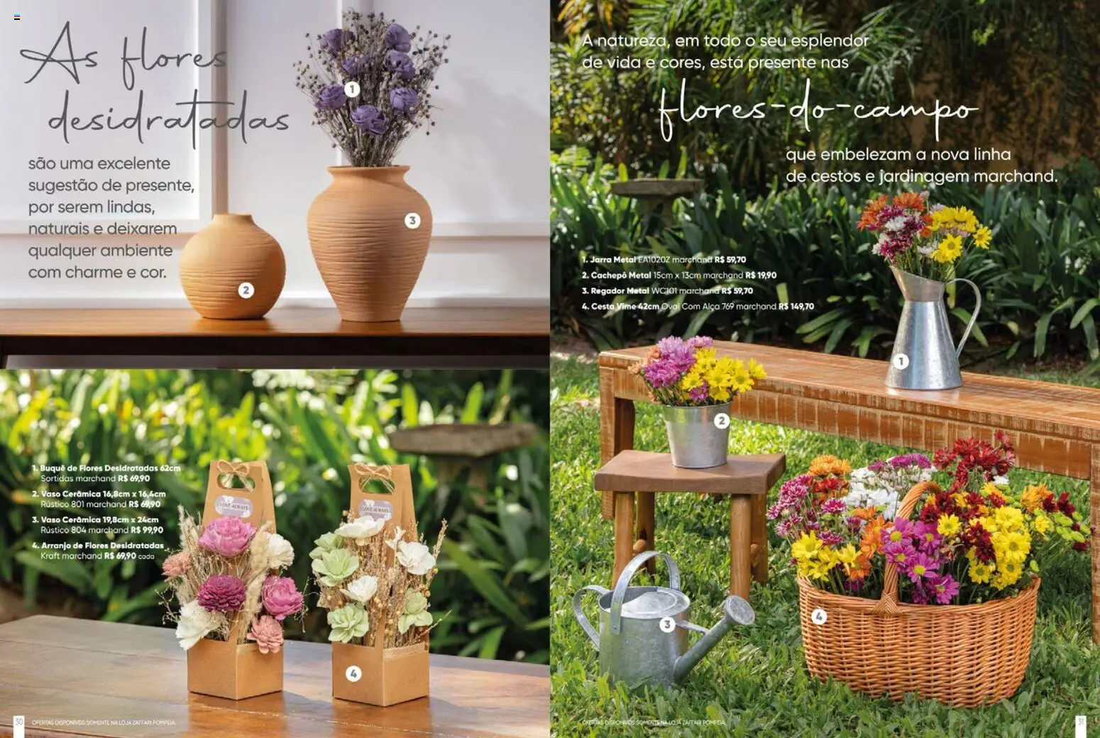 Zaffari Folheto - válido de 06.05.2026 | Página: 16 | Produtos: Flores, Cesta, Vaso, Jarra
