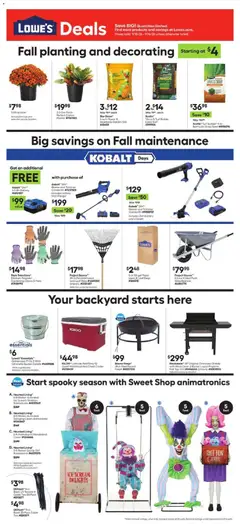 Preview of Lowe's weekly ads valid from 09/10/2026